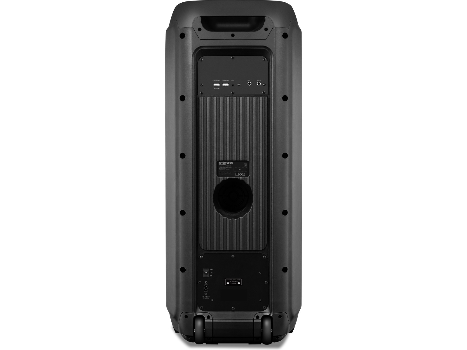 Andersson Party Speaker 240W Dual 9" Subwoofers Trådlös / Bluetooth högtalare