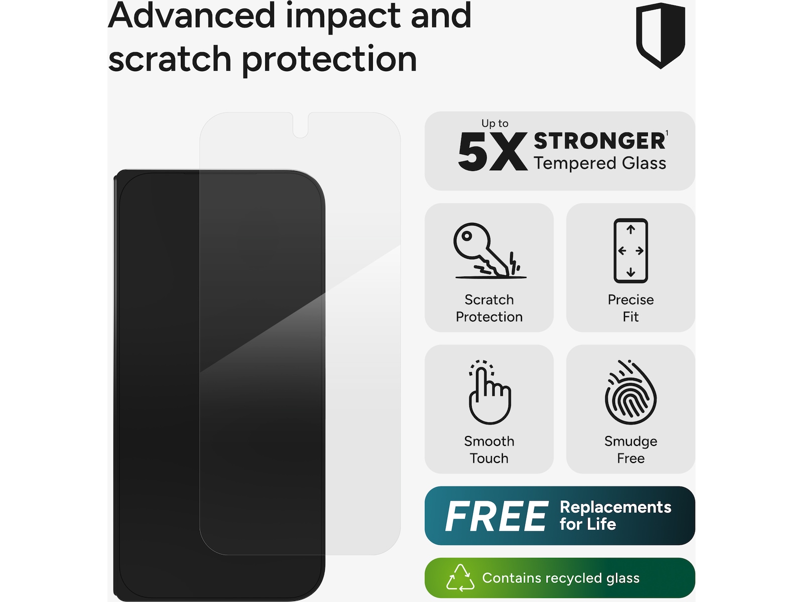 InvisibleShield Glass Elite skärmskydd Google Pixel 10 Pro Fold Skärmskydd mobiltelefon