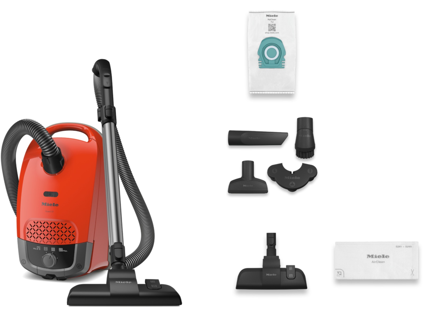 Miele Guard S1 Junior Golvdammsugare (röd) -B-Grade Demo hem & hushåll