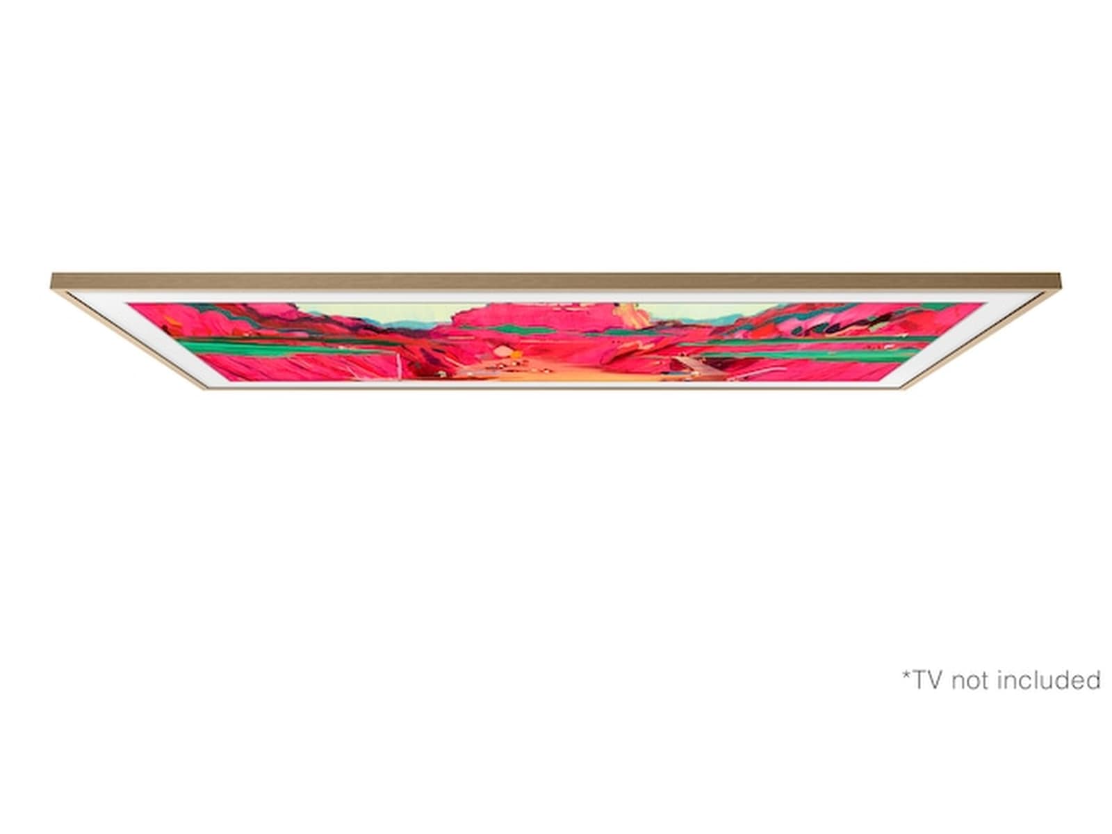 Samsung 85" ram till The Frame och The Frame Pro (2021-2025, Beige Wood/Teak) -B-Grade Demo TV/projektorer
