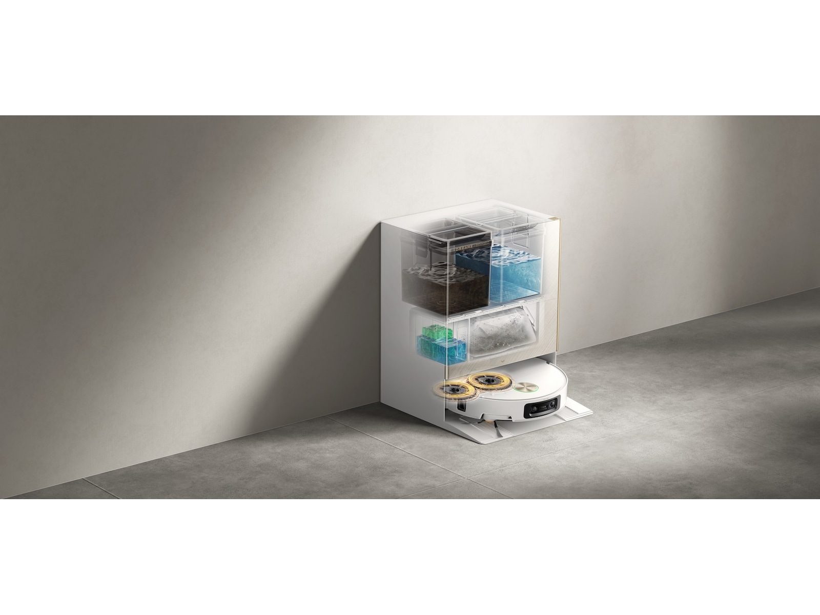 Dreame X60 Ultra robotdammsugare (vit) Robotdammsugare