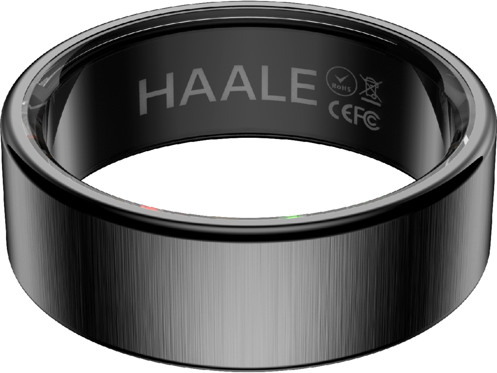 Haale II Smart Ring str. 10 (matt svart) -B-Grade Demo tillbehör till mobiler & smartwatches