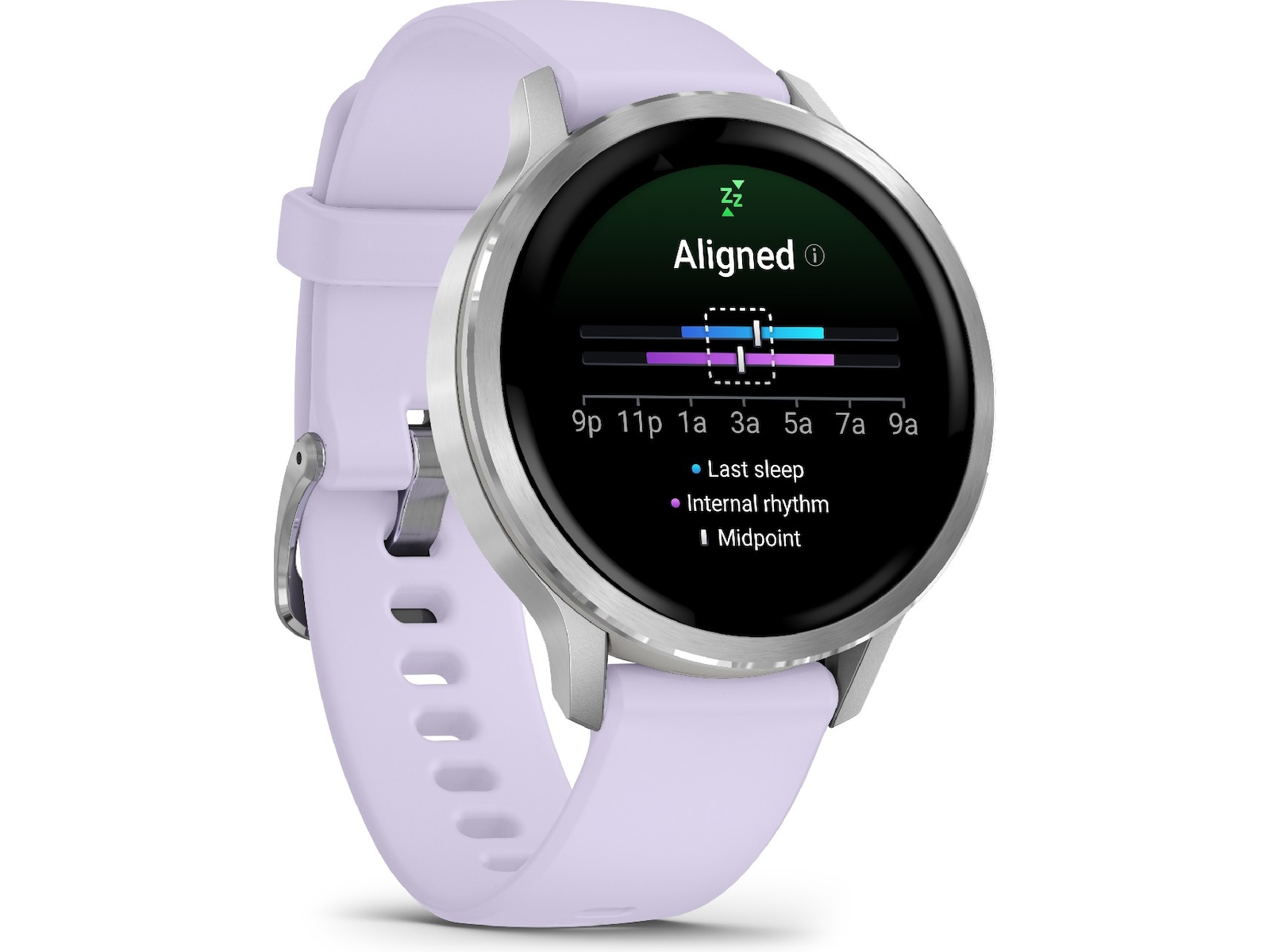 Garmin Venu 4 41mm GPS (silver/periwinkle) -B-Grade Demo watches