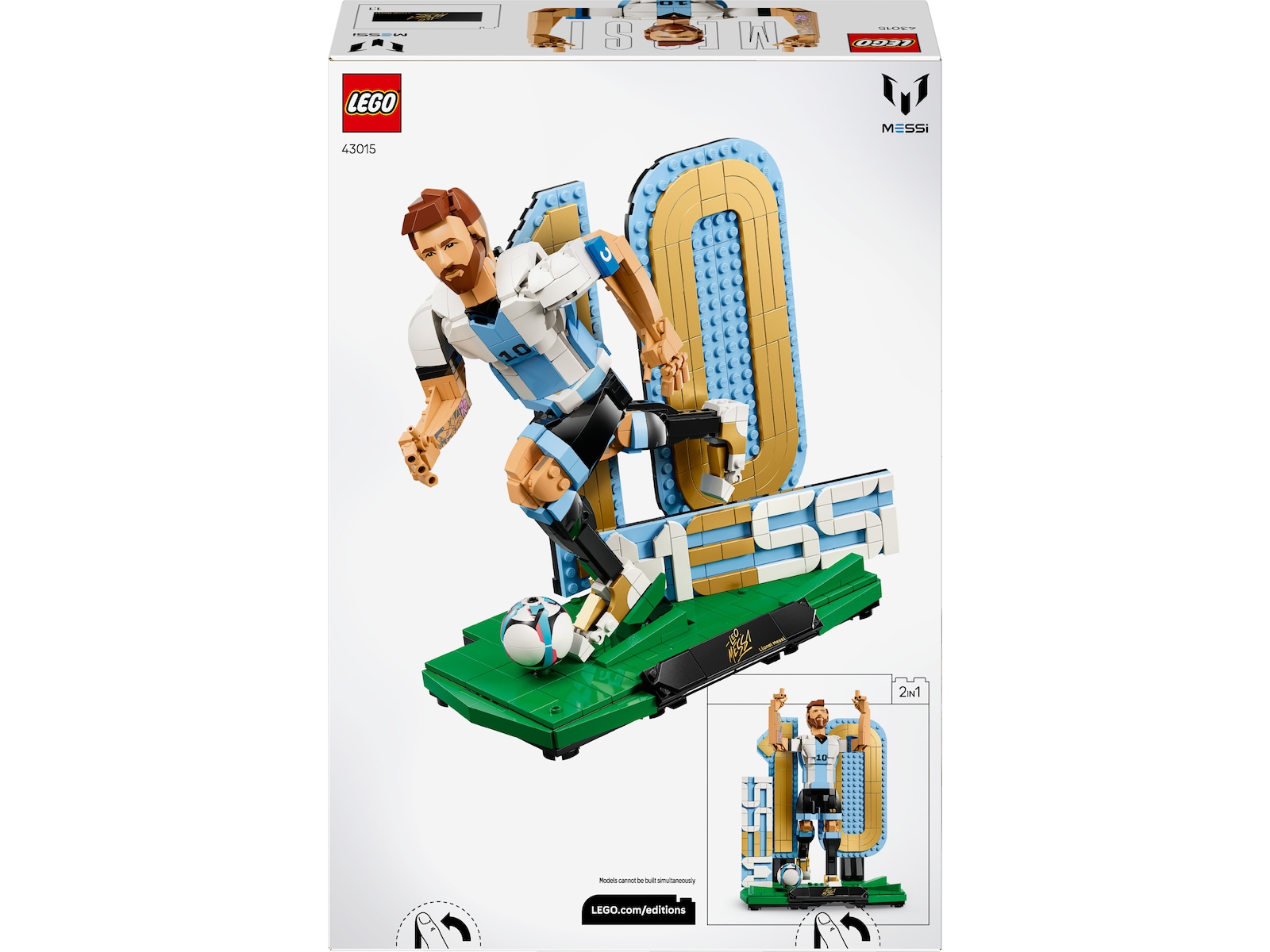 LEGO Editions Sports Lionel Messi Fotbollslegend 43015  LEGO