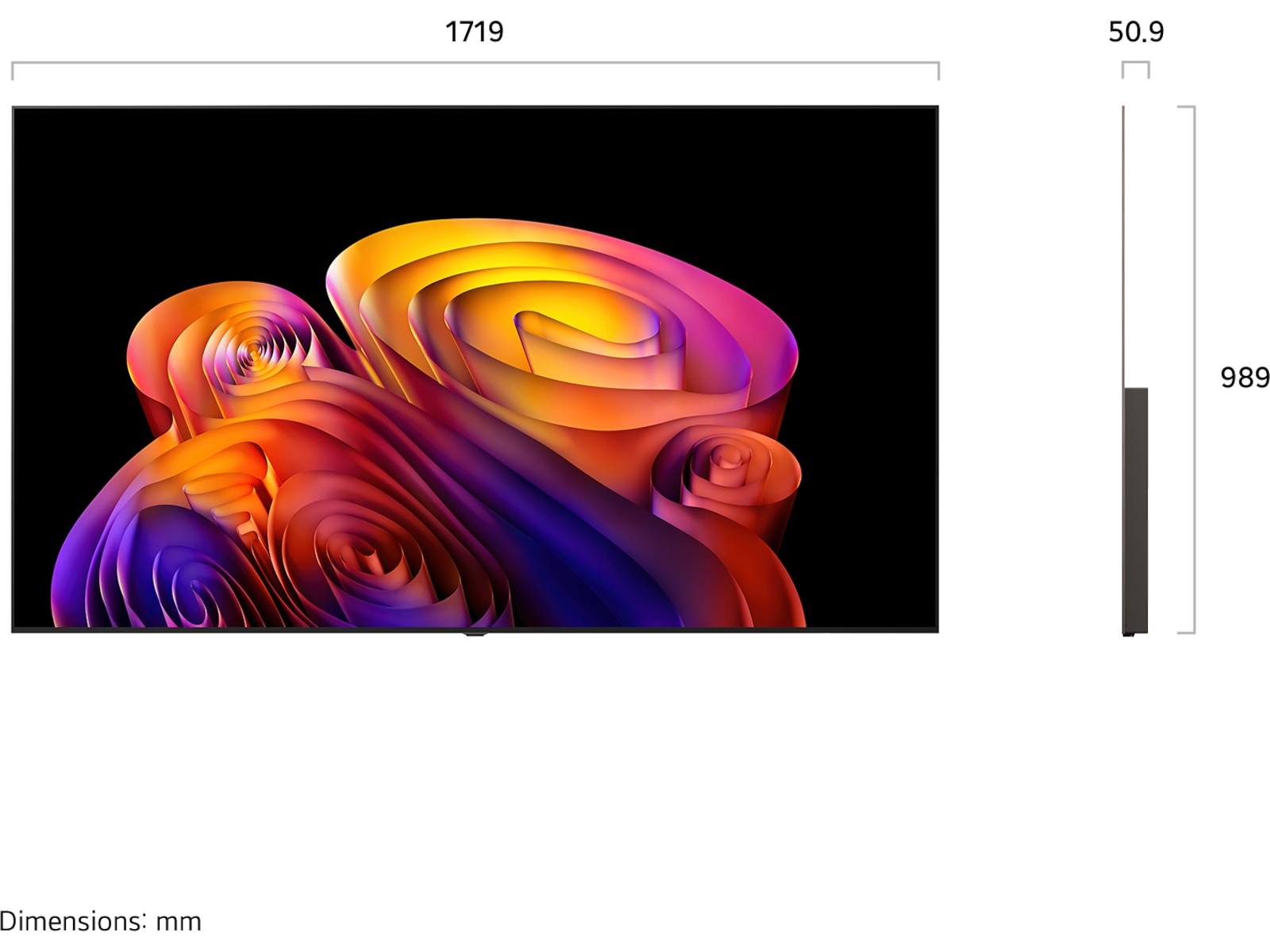 LG 77'' B6E 4K OLED smart TV (2026) 70 - 79 tums TV