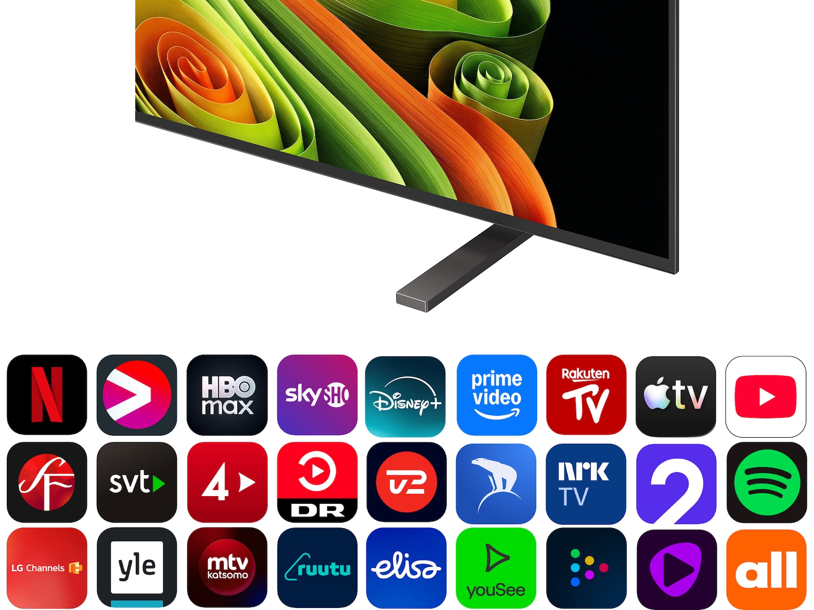 LG 83'' B6E 4K OLED smart TV (2026) Över 80 tums TV