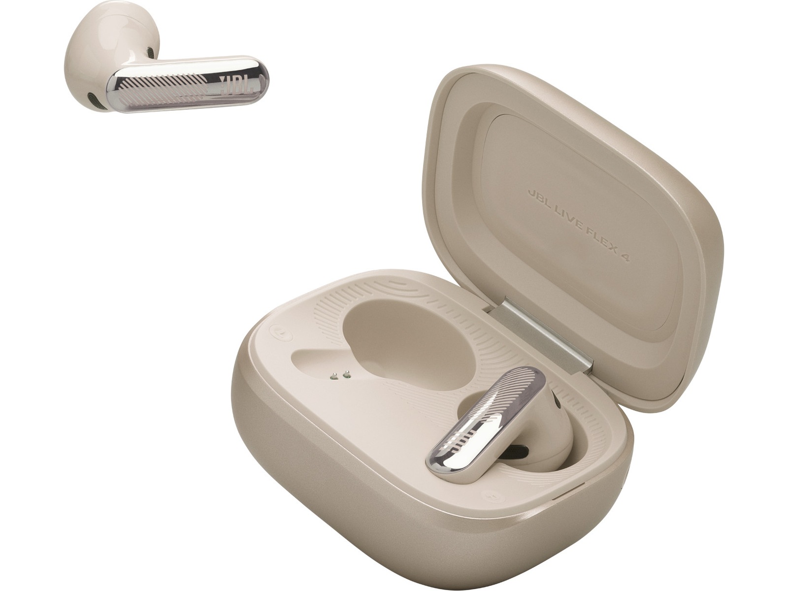 JBL LIVE FLEX 4 trådlösa öronproppar med ANC (sand) In-ear hörlurar