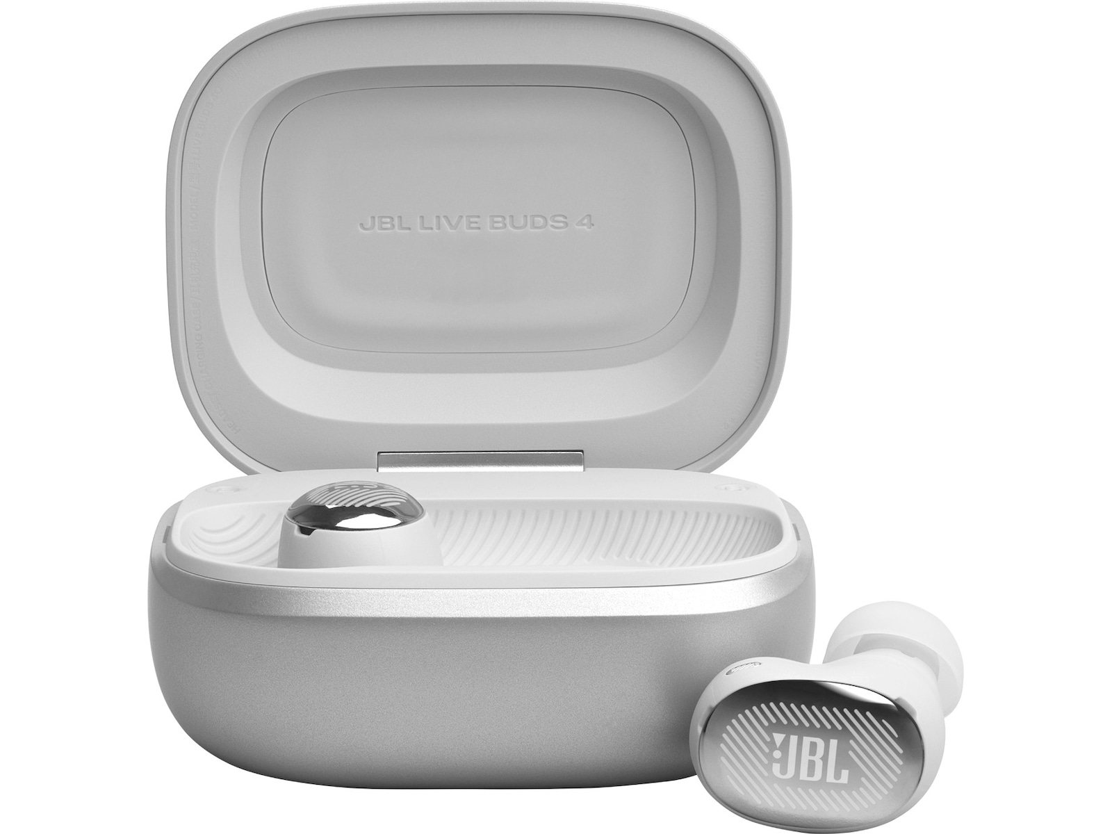 JBL LIVE BUDS 4 trådlösa öronproppar (silver) In-ear hörlurar