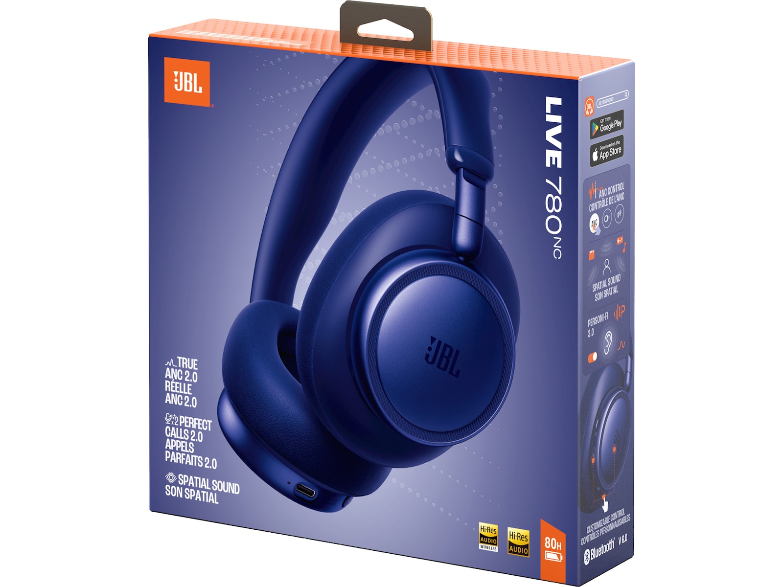 JBL LIVE 780NC Trådlösa over-ear-hörlurar Hörlurar