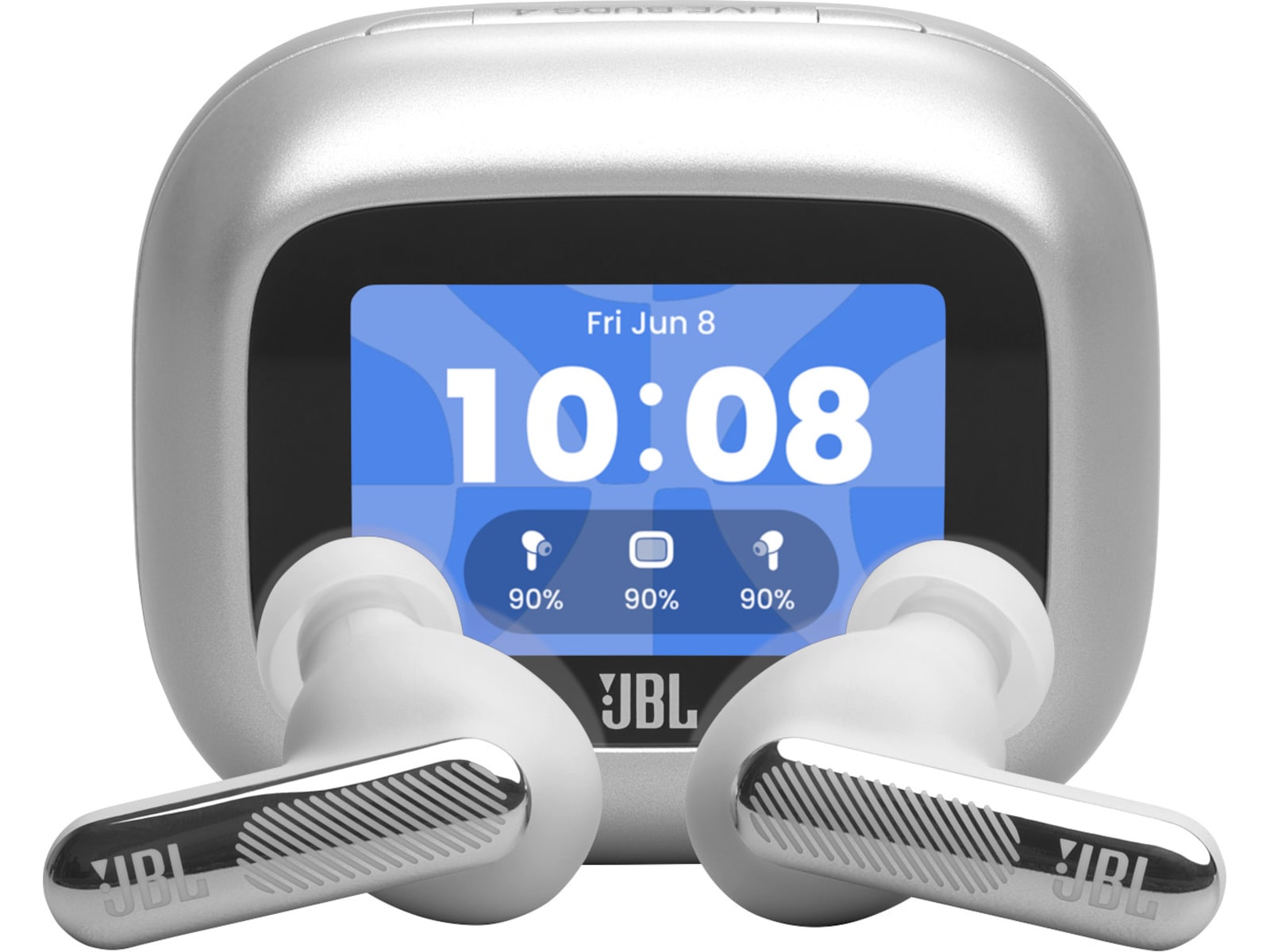 JBL Live Beam 4 Trådlösa öronproppar  (silver) In-ear hörlurar
