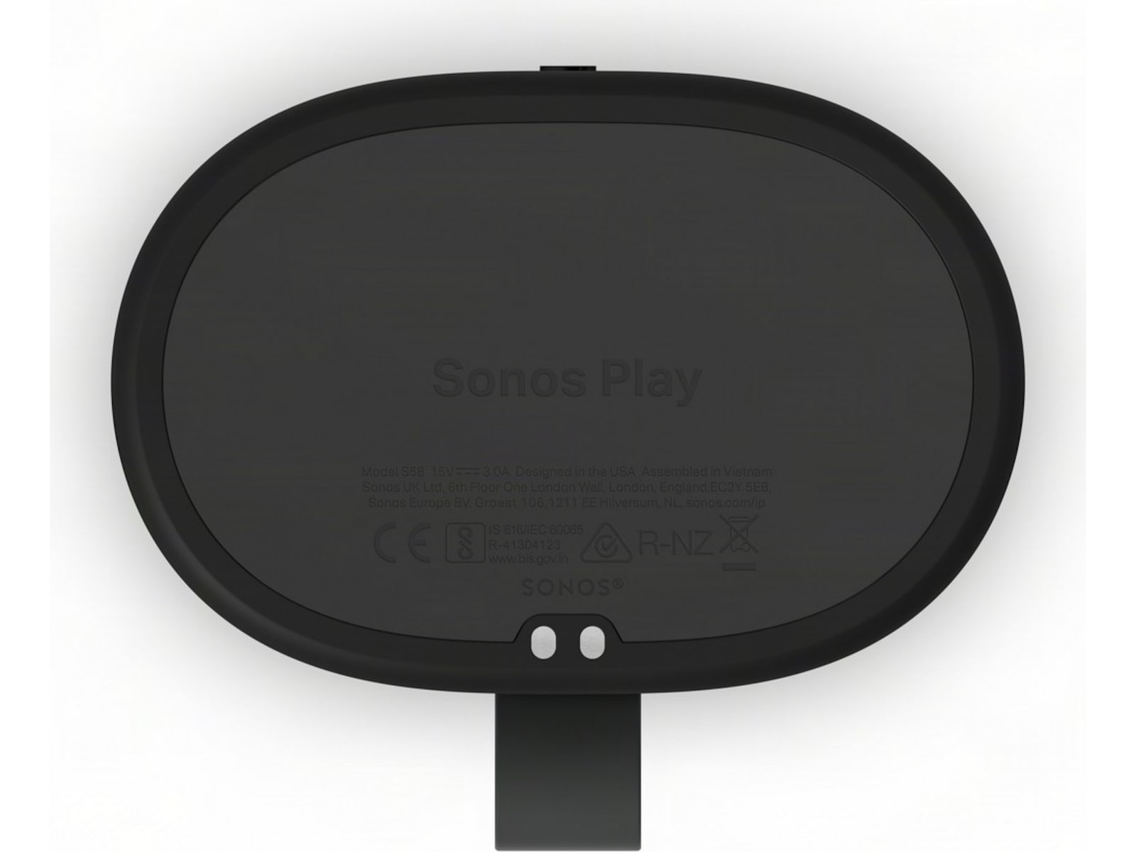 Sonos Play Trådlös Högtalare (svart) Högtalare