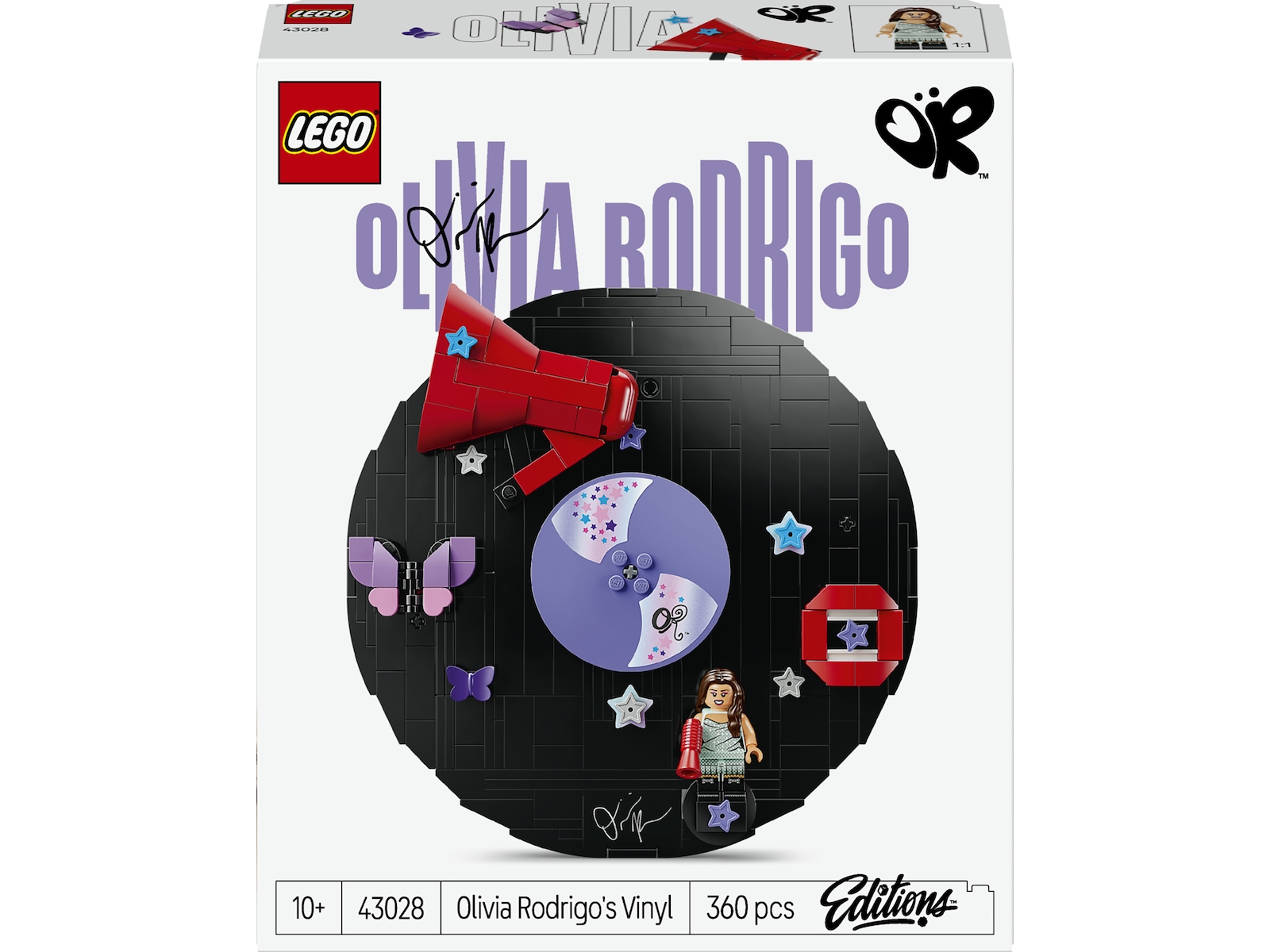 LEGO Editions Music Olivia Rodrigos vinylskiva 43028 LEGO
