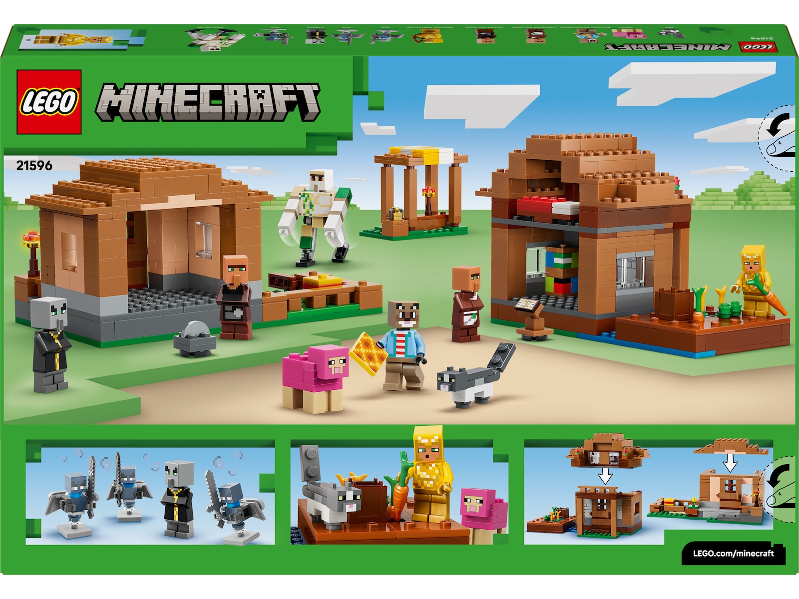 LEGO Minecraft Attacken mot själarnas by 21596 LEGO