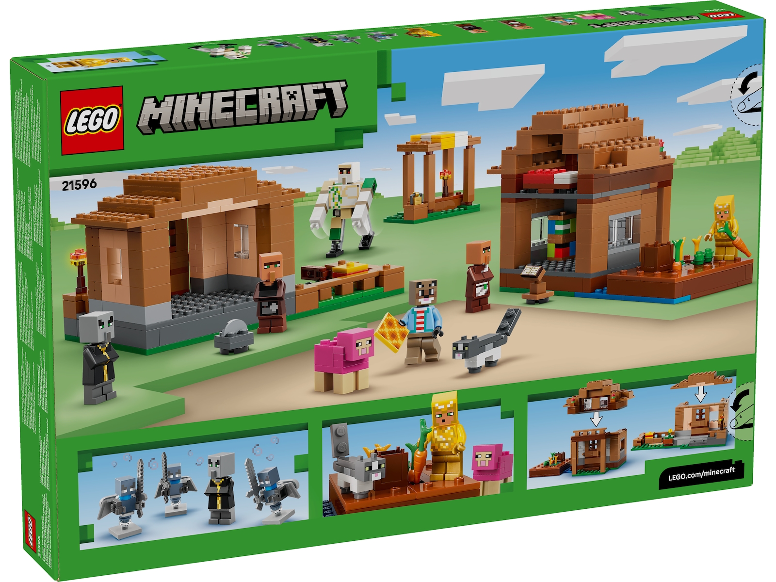 LEGO Minecraft Attacken mot själarnas by 21596 LEGO