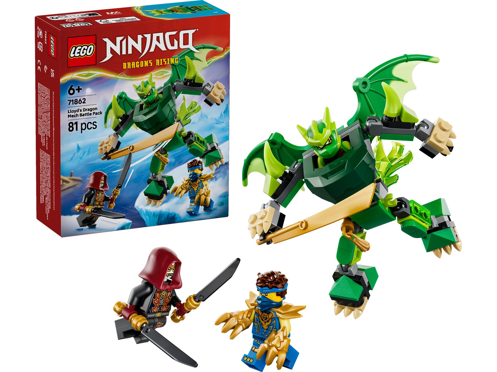 LEGO Ninjago Stridspaket med Lloyds dragrobot 71862 LEGO
