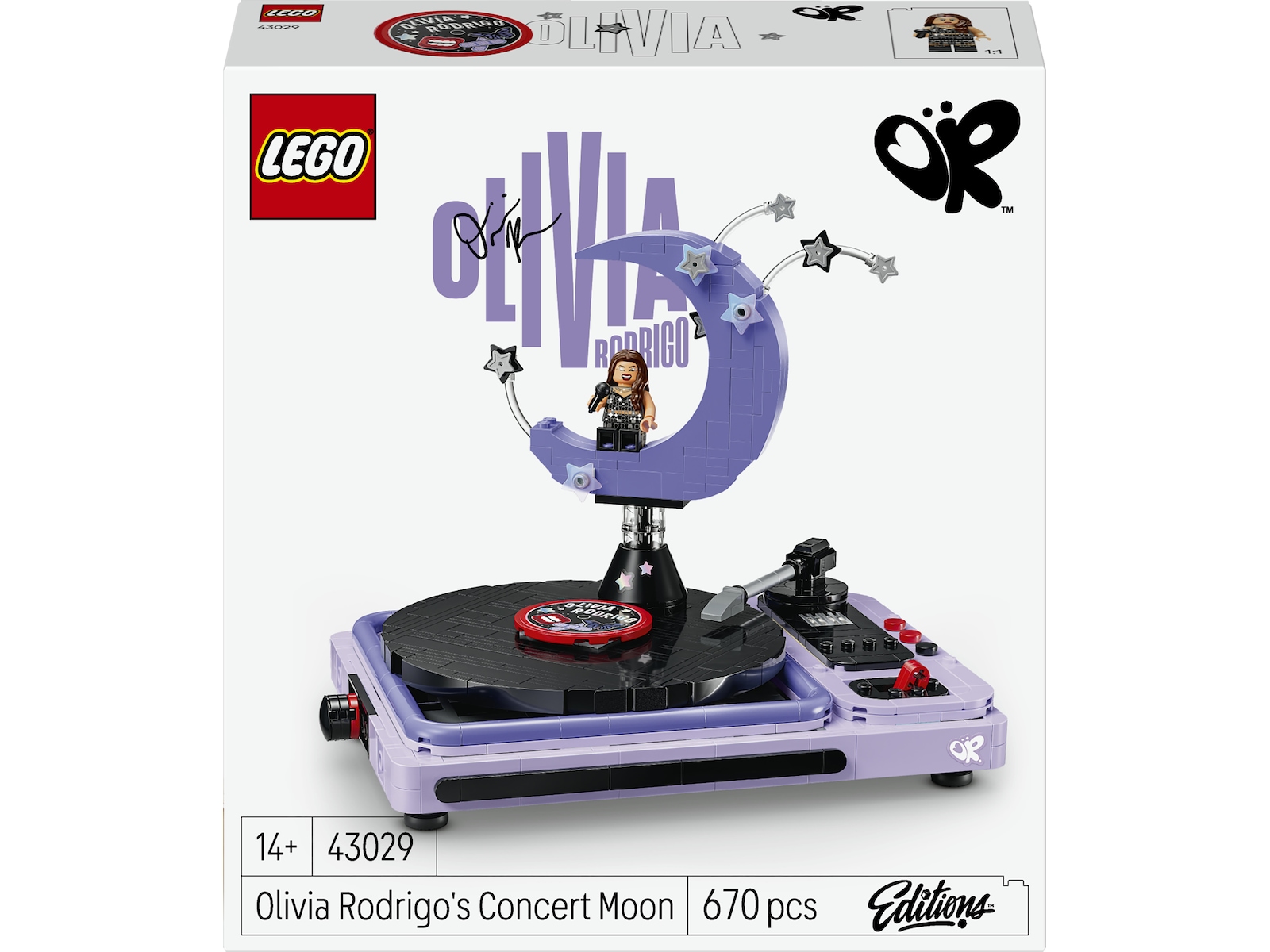 LEGO Editions Music Olivia Rodrigos konsertmåne 43029 LEGO