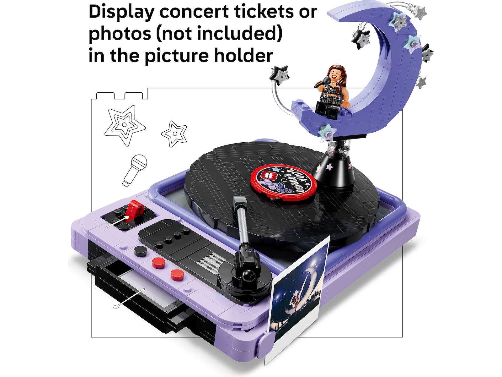 LEGO Editions Music Olivia Rodrigos konsertmåne 43029 LEGO