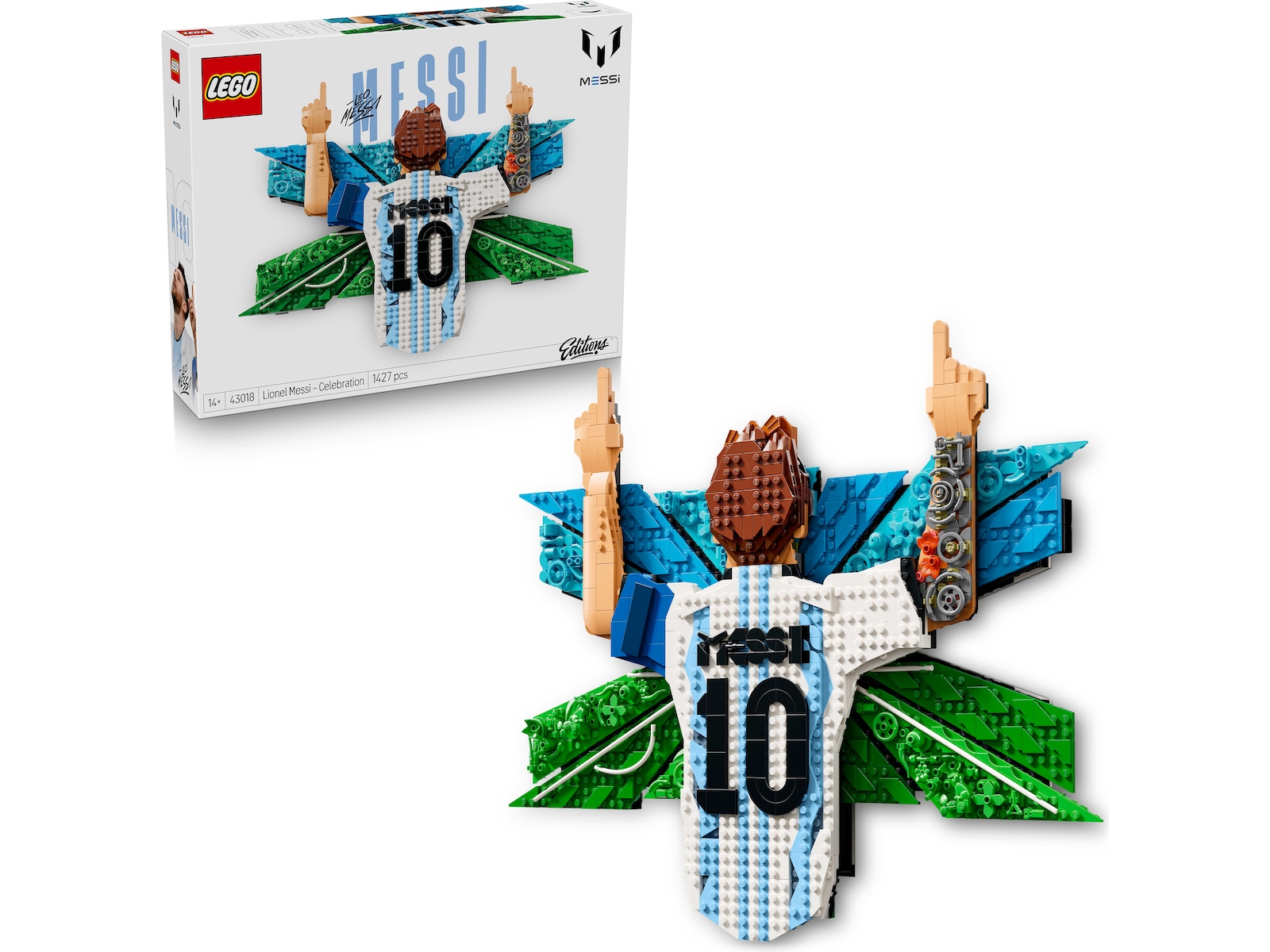 LEGO Editions Football Lionel Messi firar segern 43018 LEGO