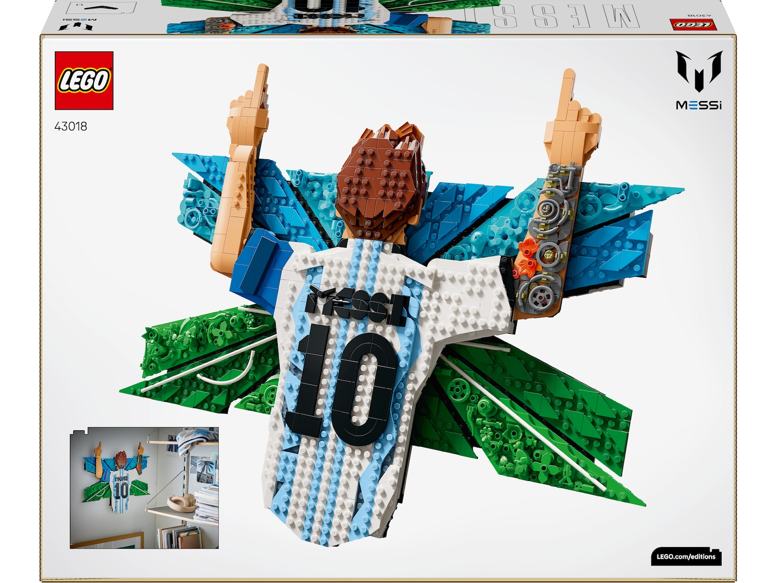 LEGO Editions Football Lionel Messi firar segern 43018 LEGO