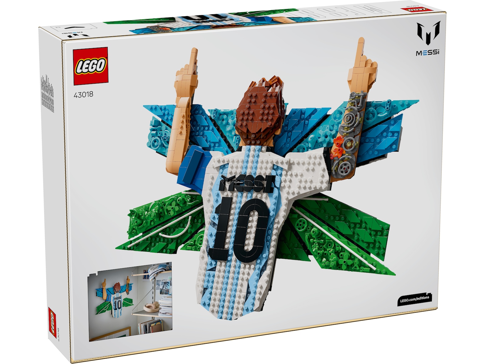 LEGO Editions Football Lionel Messi firar segern 43018 LEGO