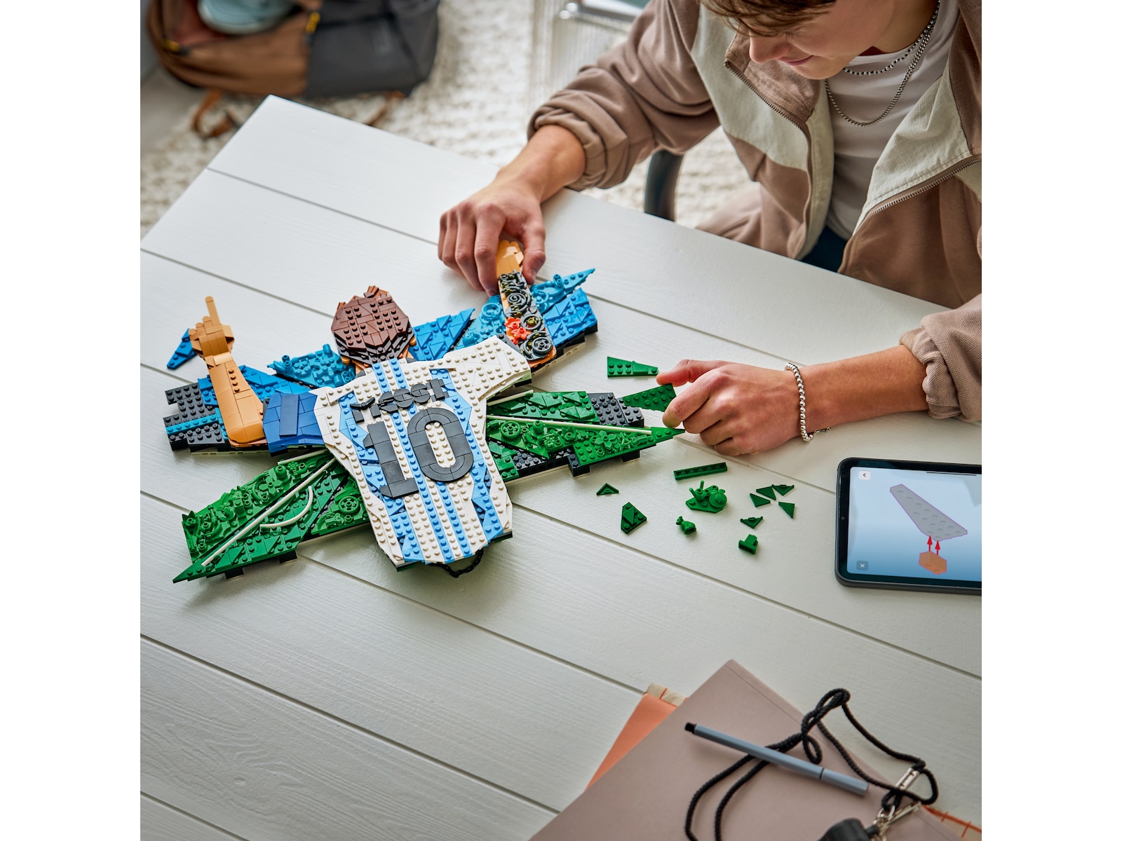 LEGO Editions Football Lionel Messi firar segern 43018 LEGO
