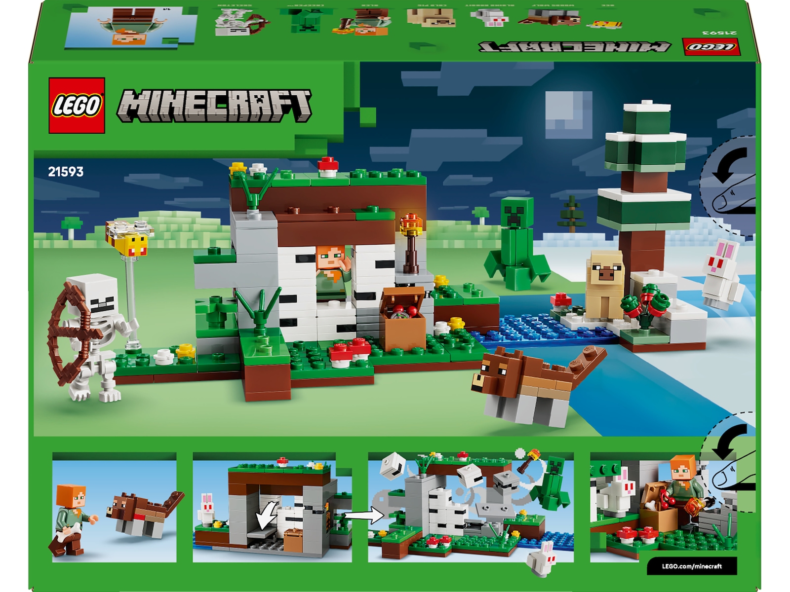 LEGO Minecraft Äventyr den första natten 21593 LEGO