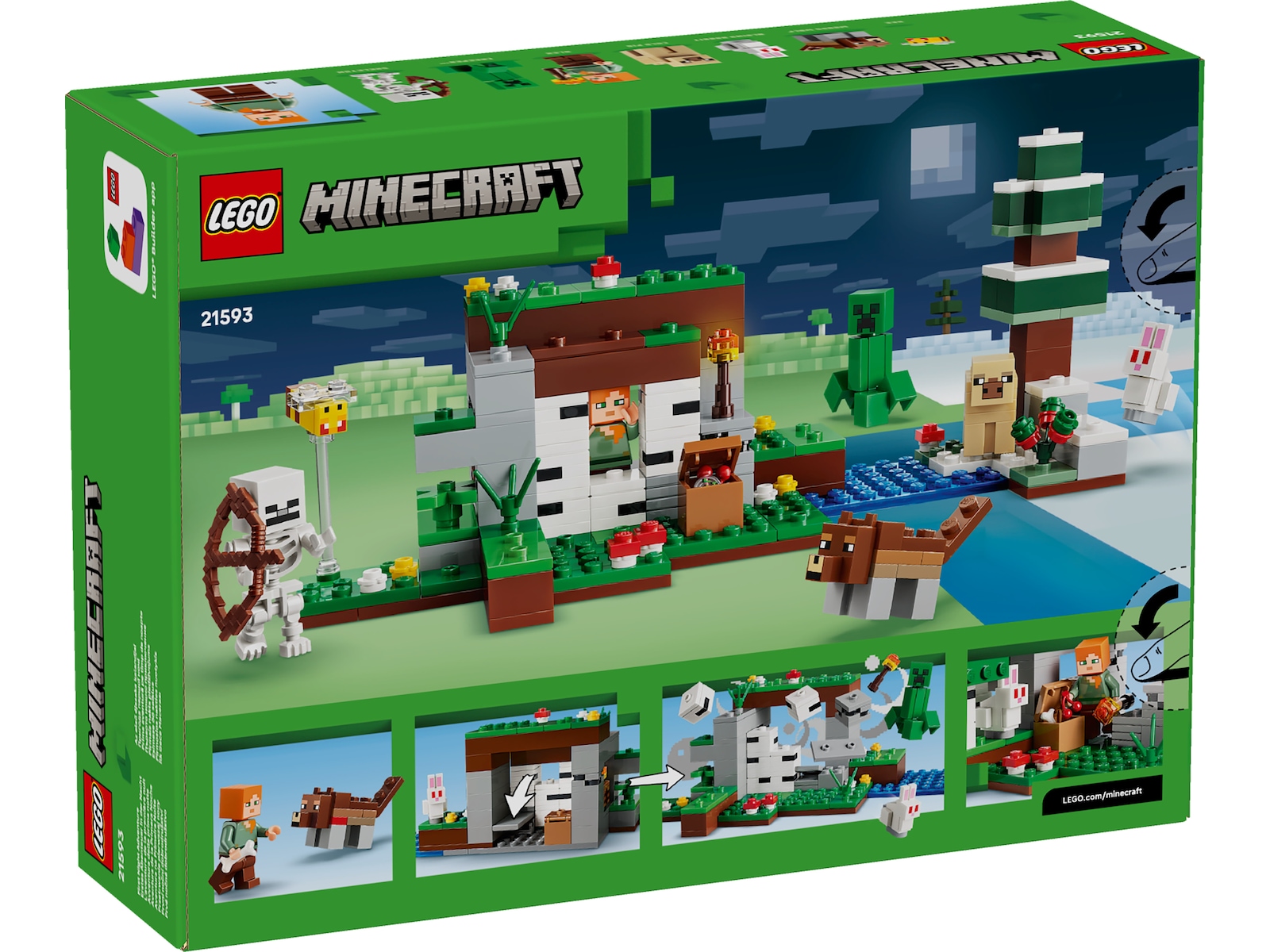 LEGO Minecraft Äventyr den första natten 21593 LEGO