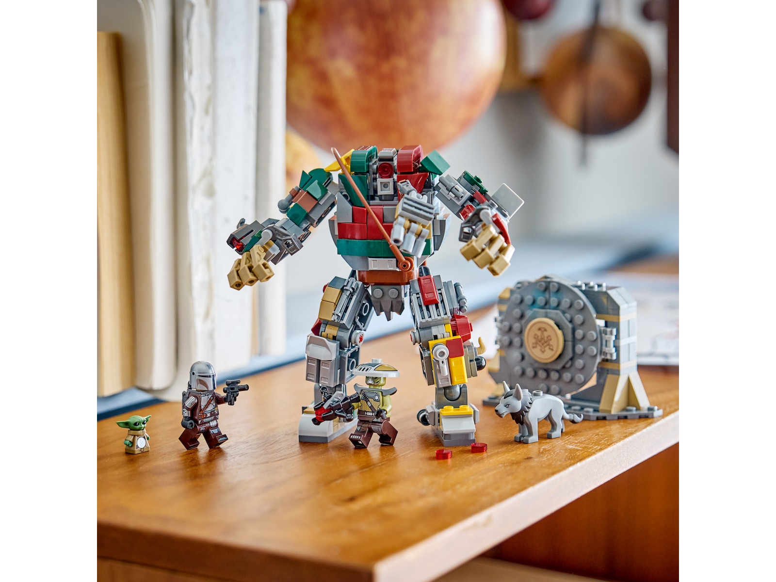 LEGO Star Wars Mandalorianen och Grogu mot Huttpalassets Vaktdroid 75451 