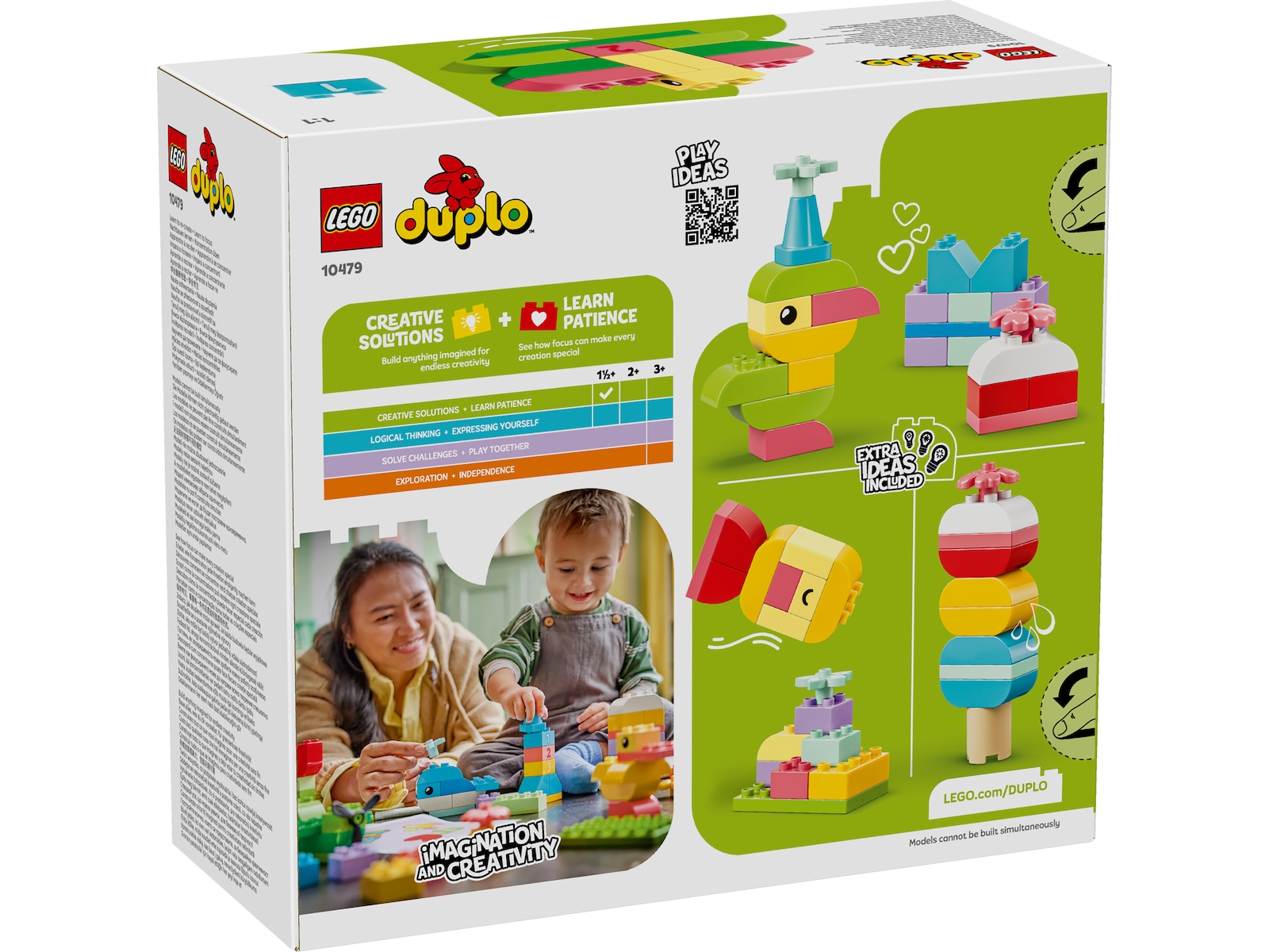 LEGO DUPLO Classic Kreativitetslåda med färgglada klossar 10479 LEGO