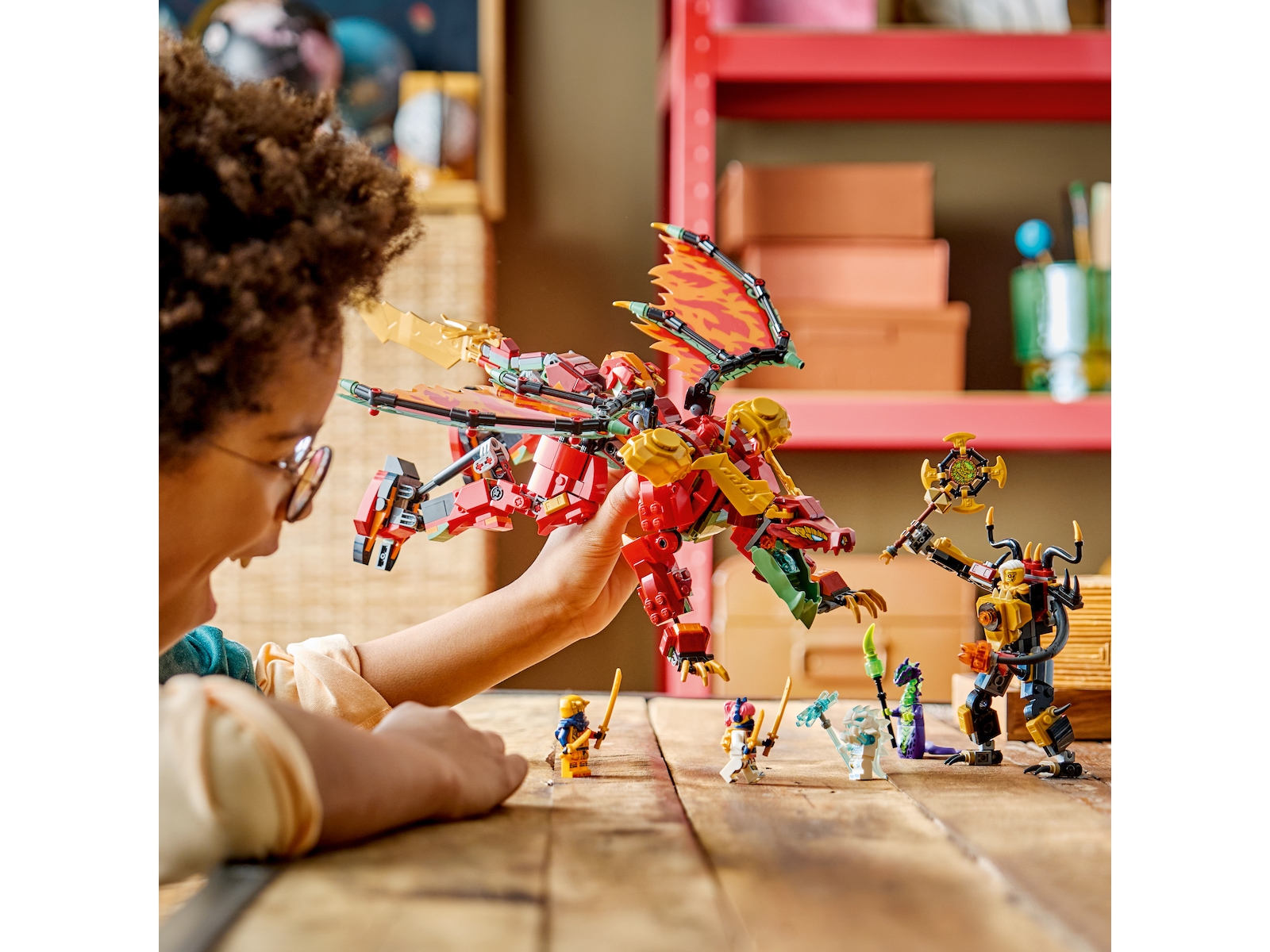 LEGO Wyldfyres förvandlingsdrakrobot 71868 LEGO