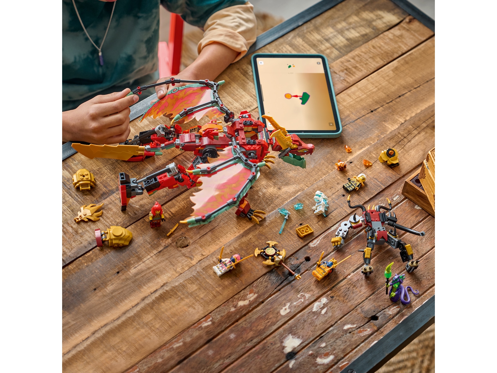 LEGO Wyldfyres förvandlingsdrakrobot 71868 LEGO