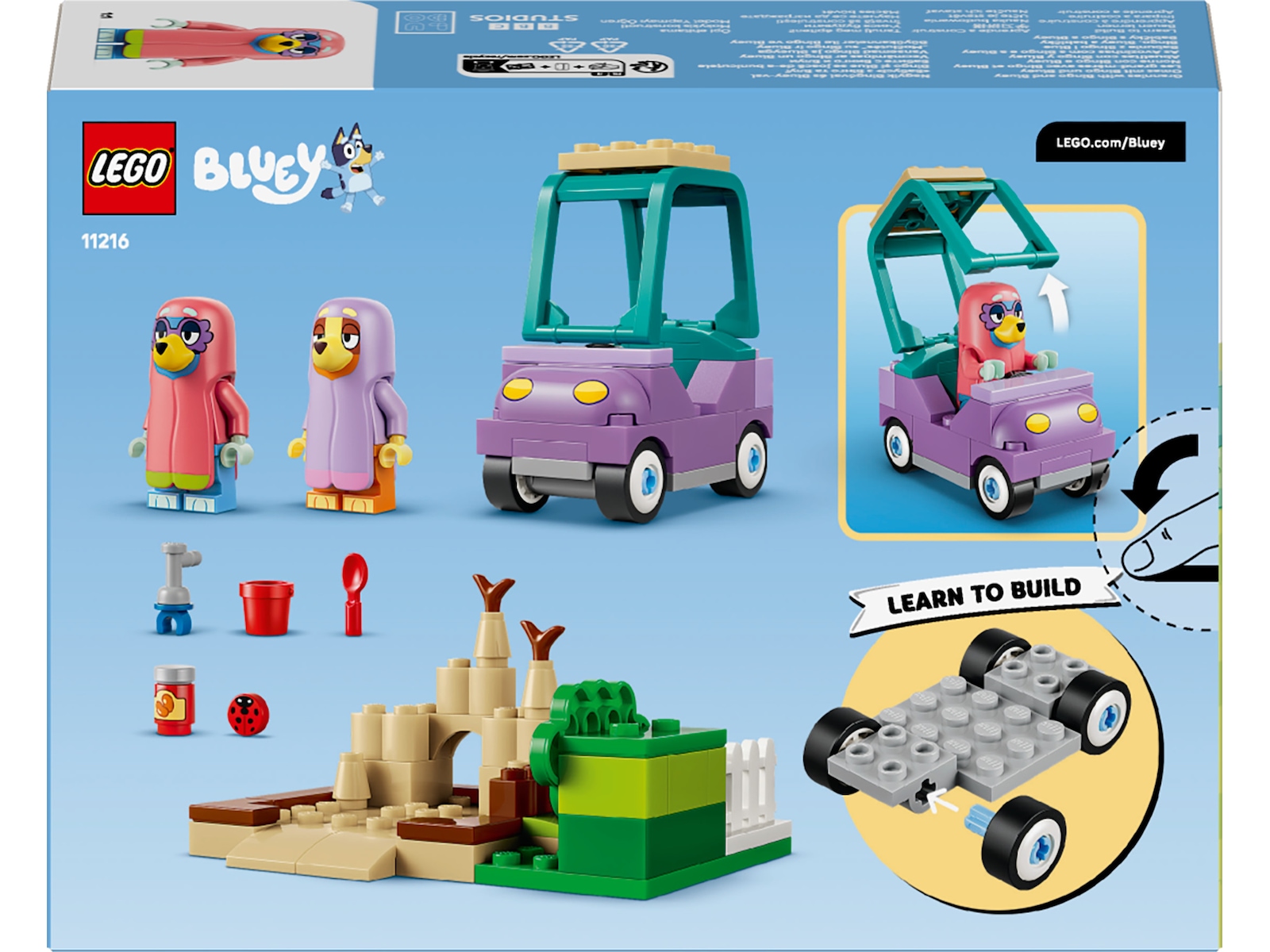 LEGO Bluey Mormödrarna Bingo och Bluey 11216 LEGO