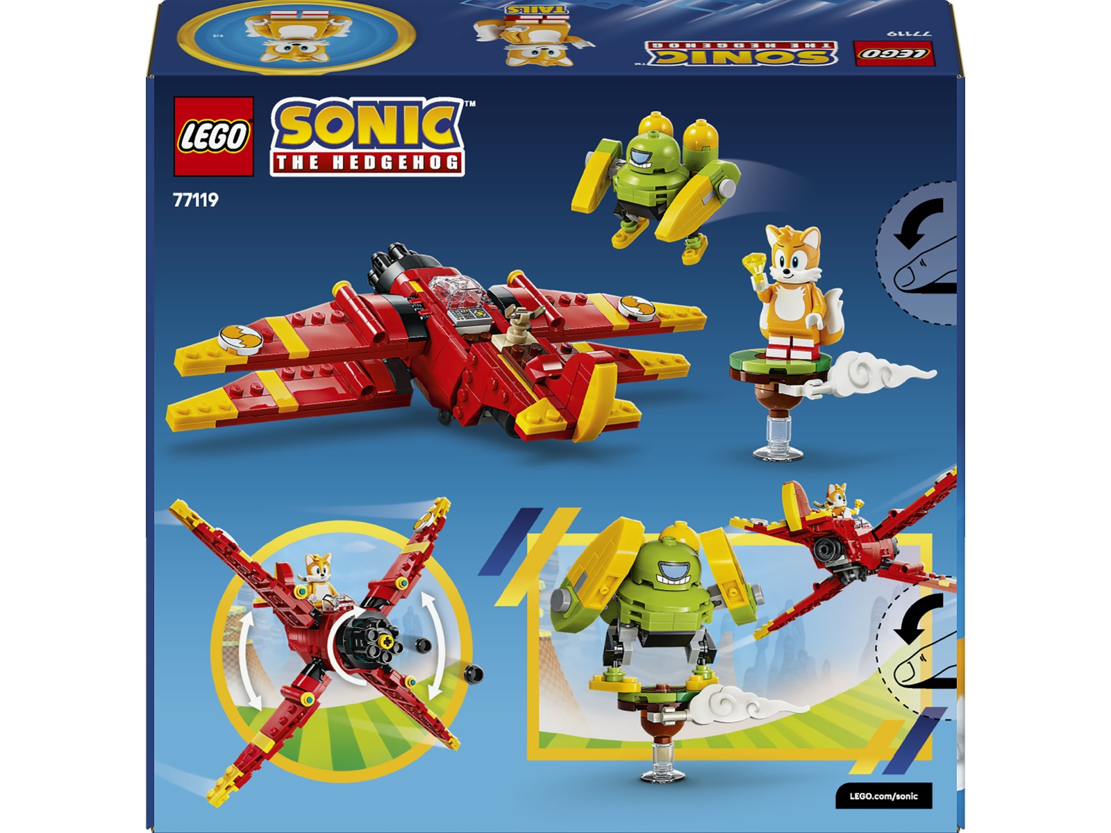 LEGO Sonic Tails Tornado-1 77119 LEGO
