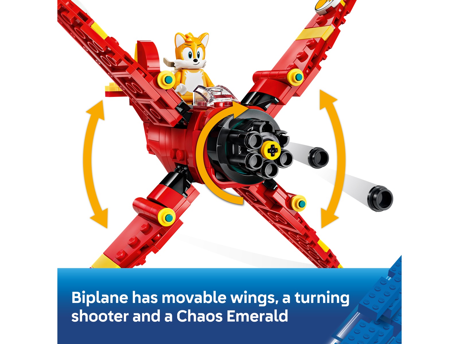 LEGO Sonic Tails Tornado-1 77119 LEGO
