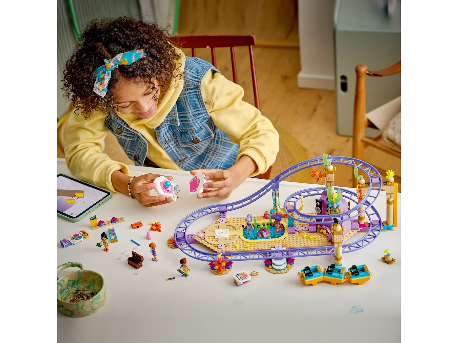 LEGO Friends Berg-och-dal-bana med havsfrutema 42703 LEGO