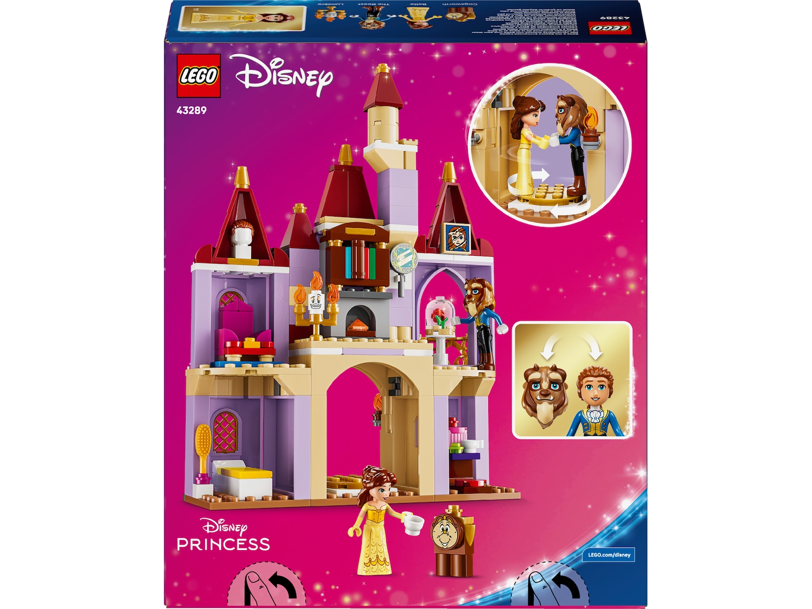 LEGO Disney Princess Belle och Odjurets förtrollade slott 43289 LEGO