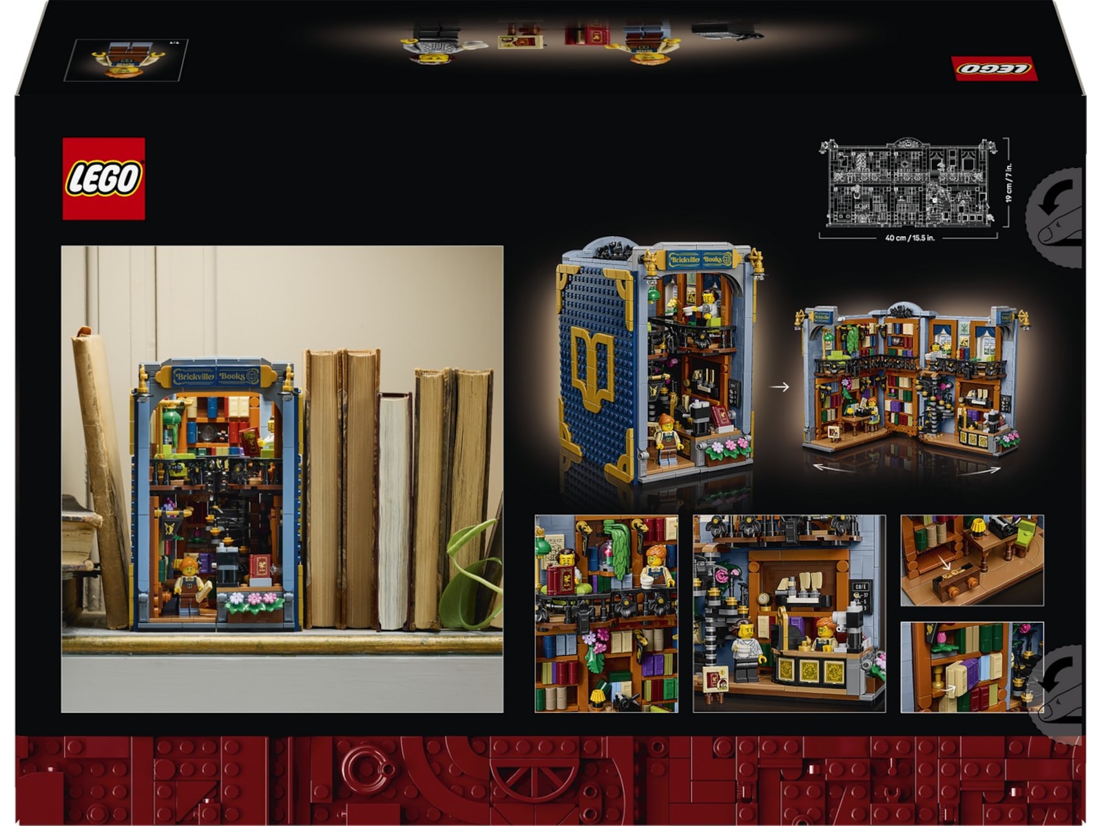 LEGO Icons Bokhandel: Bokstöd byggsett 11379 LEGO
