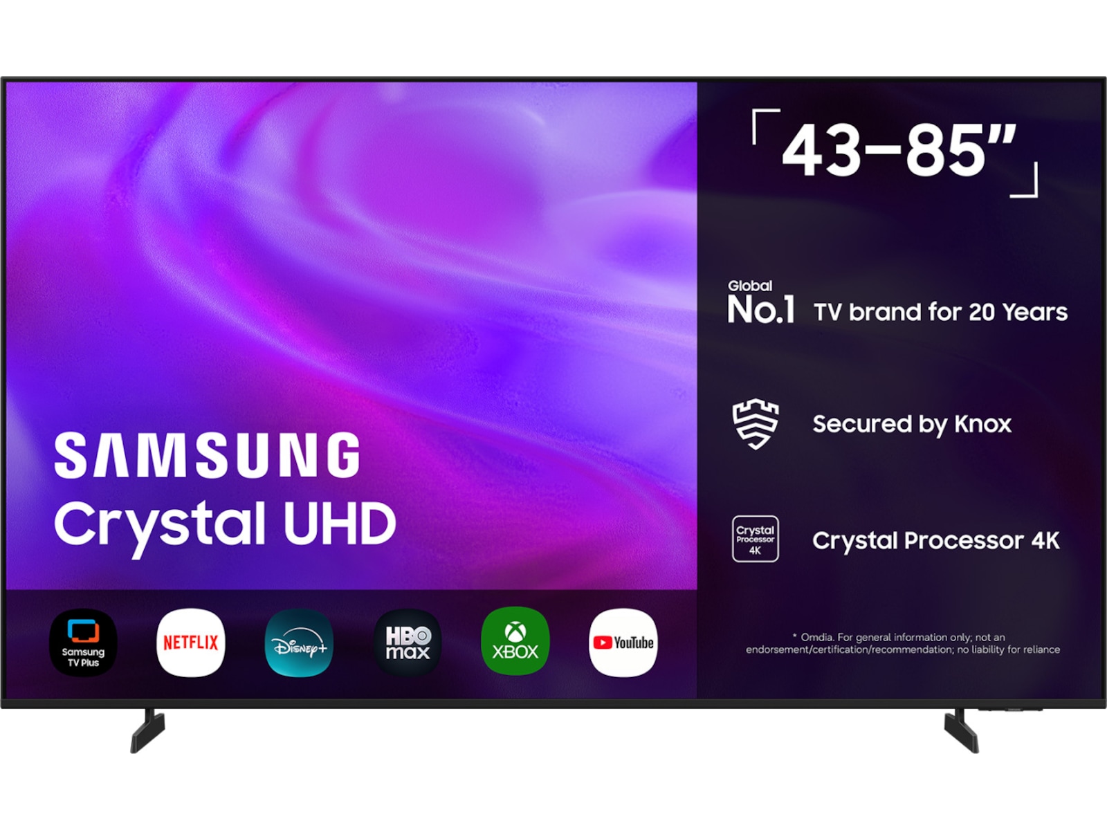 Samsung Crystal UHD 4K Smart TV U7005H 60 - 69 tums TV