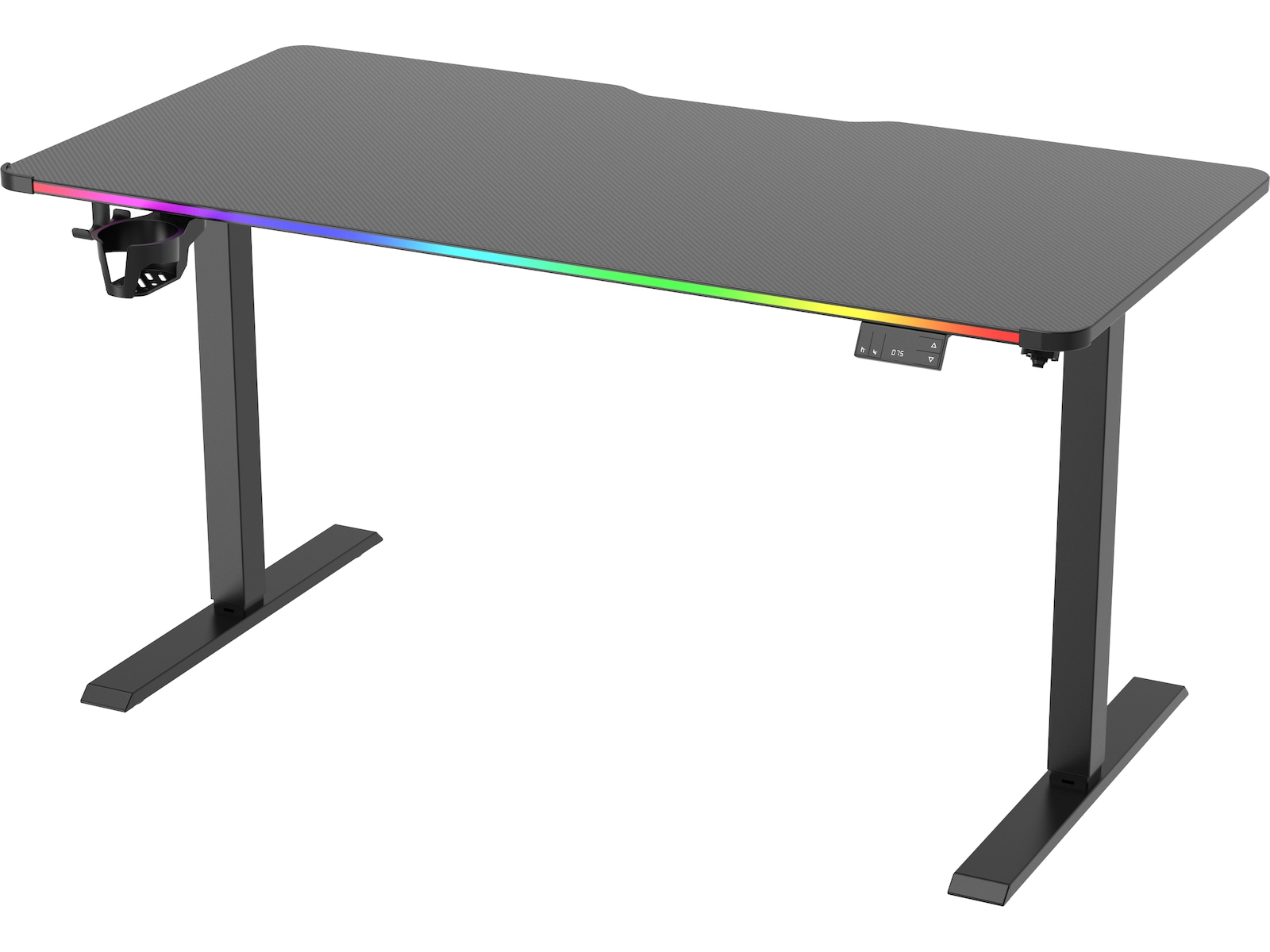 Mission Hyperion Motoriserat RGB Gaming-Skrivbord Gamingdesk
