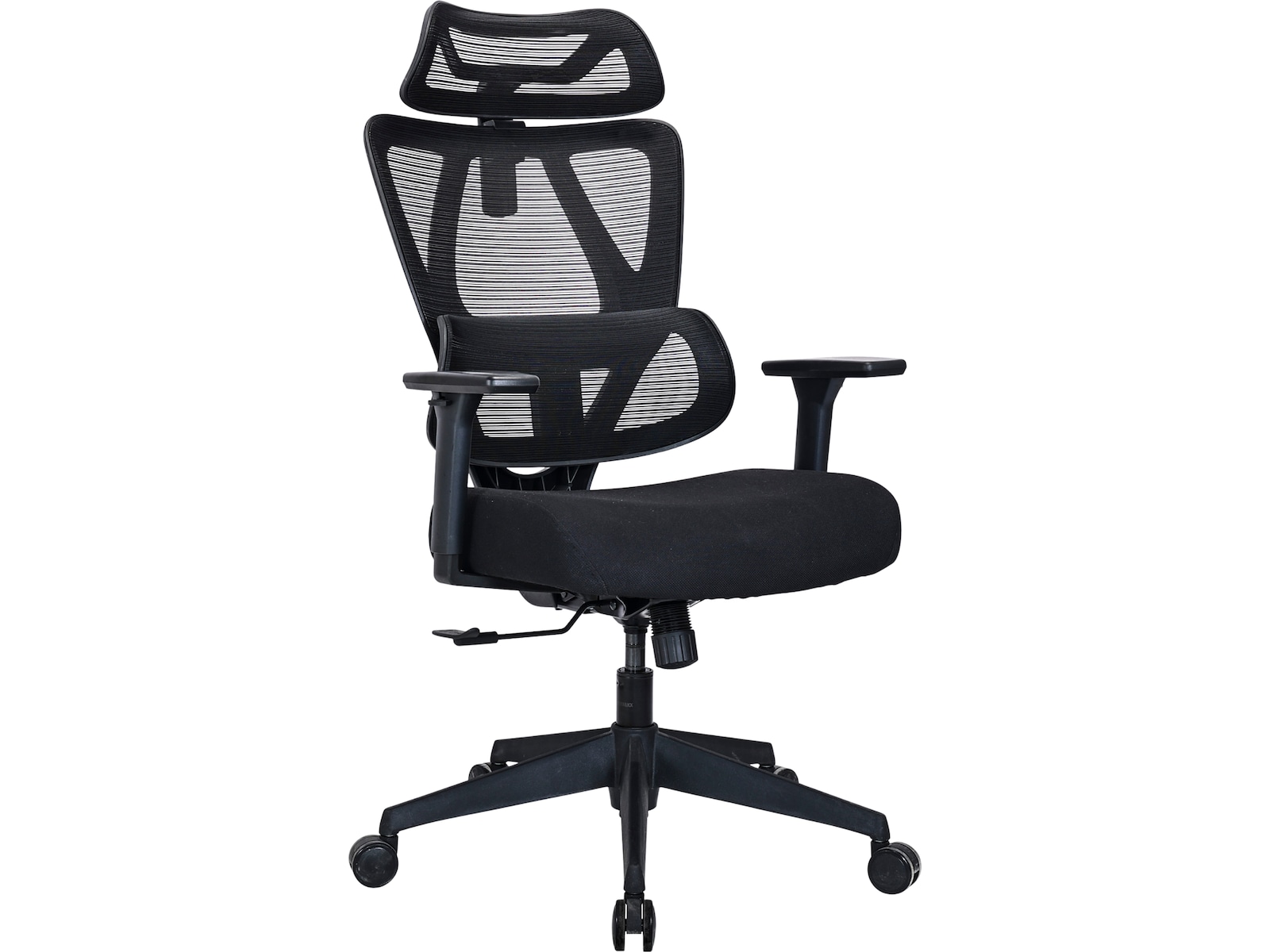 Novo Mesh + Fabric kontorsstol (svart) Kontorsstolar