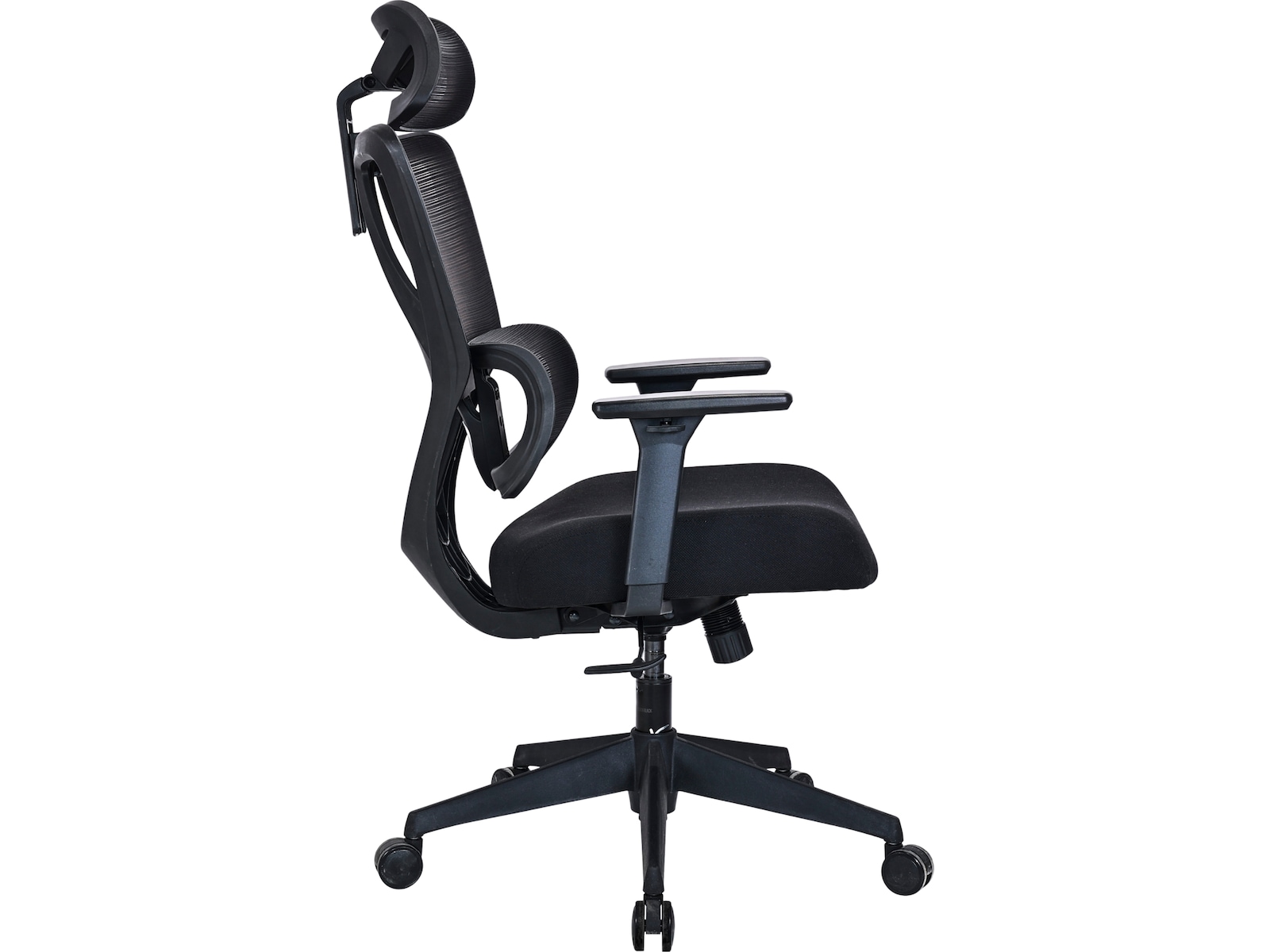 Novo Mesh + Fabric kontorsstol (svart) Kontorsstolar