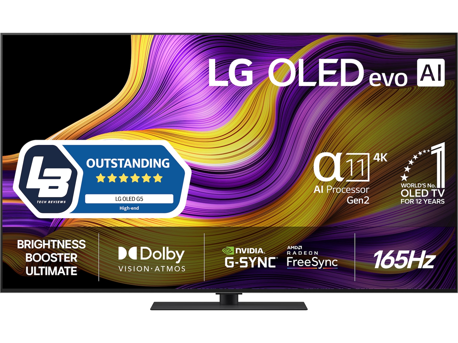 LG 65" G5 AI 4K OLED Smart TV (2025) 20 - 49 tums TV