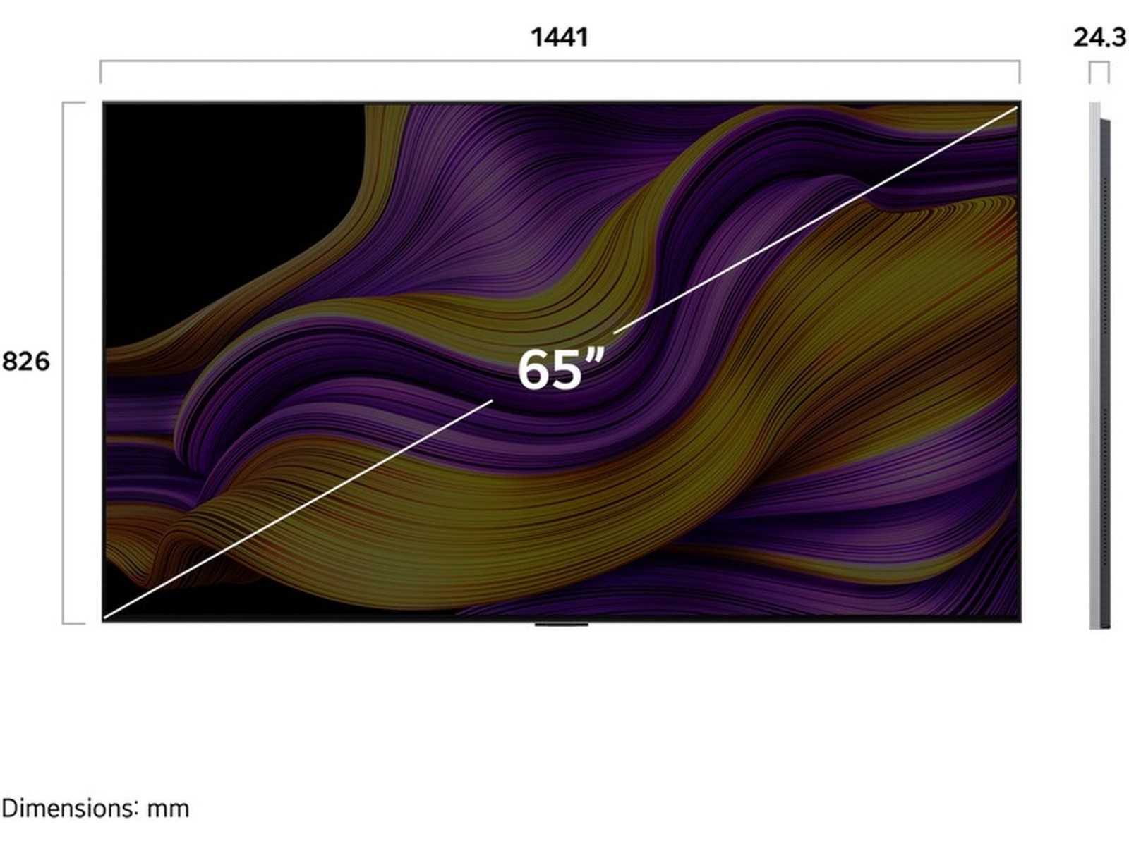 LG 65" G5 AI 4K OLED Smart TV (2025) 20 - 49 tums TV