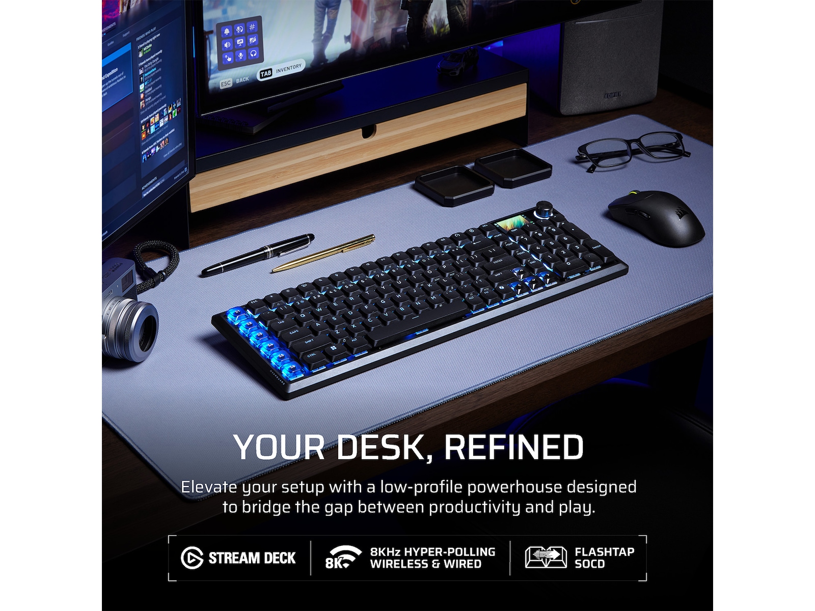 CORSAIR VANGUARD AIR 99 WIRELESS Tangentbord Gamingtangentbord