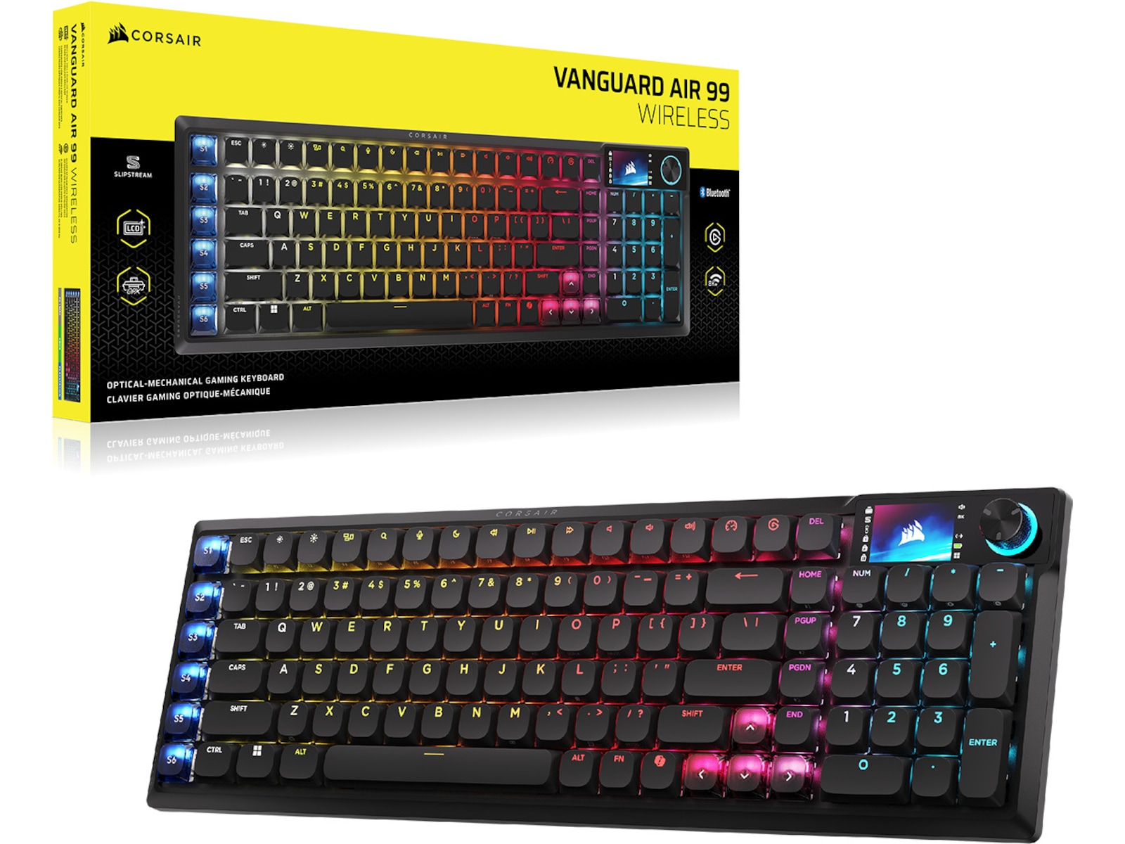 CORSAIR VANGUARD AIR 99 WIRELESS Tangentbord Gamingtangentbord
