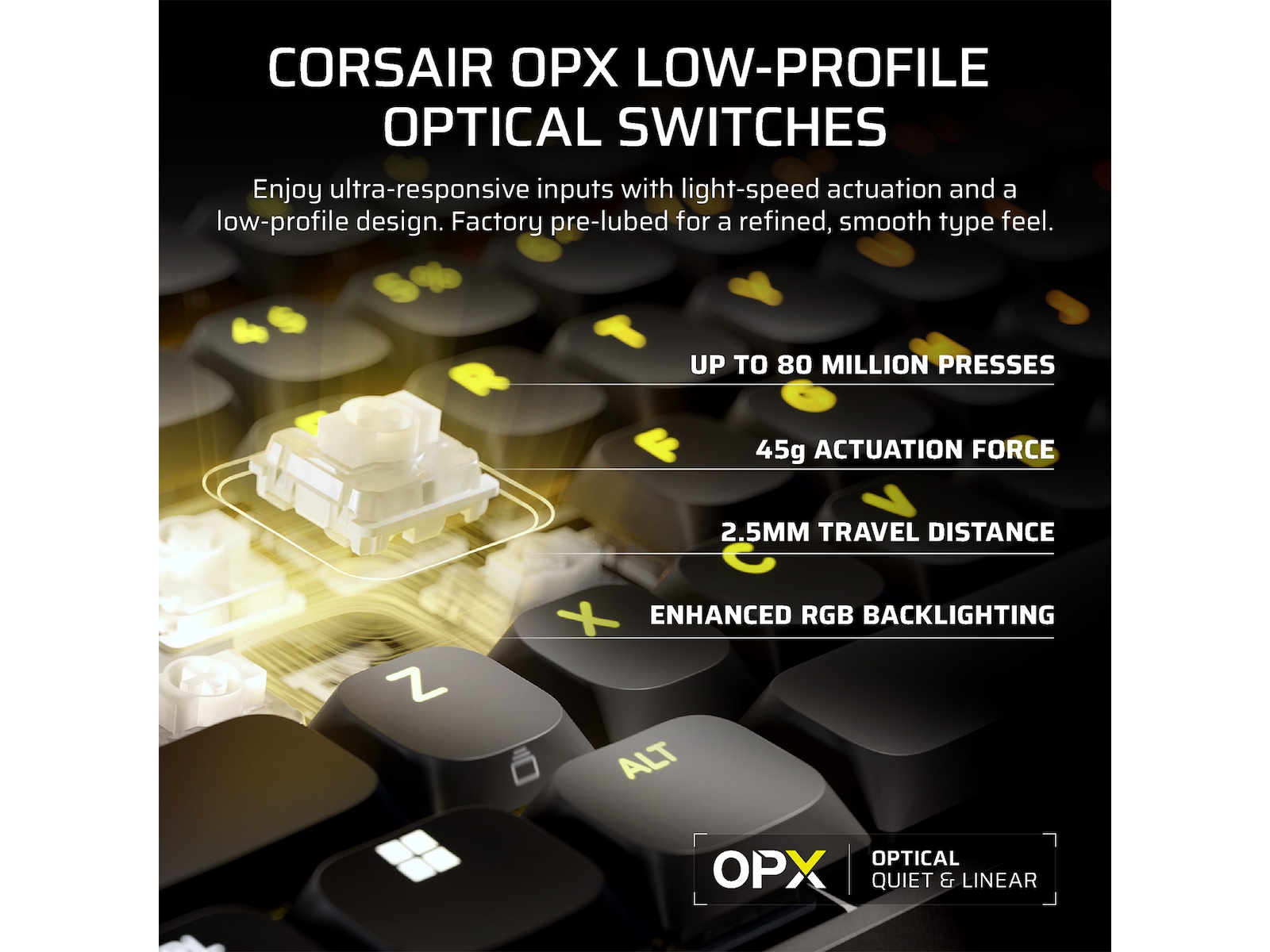 CORSAIR VANGUARD AIR 99 WIRELESS Tangentbord Gamingtangentbord