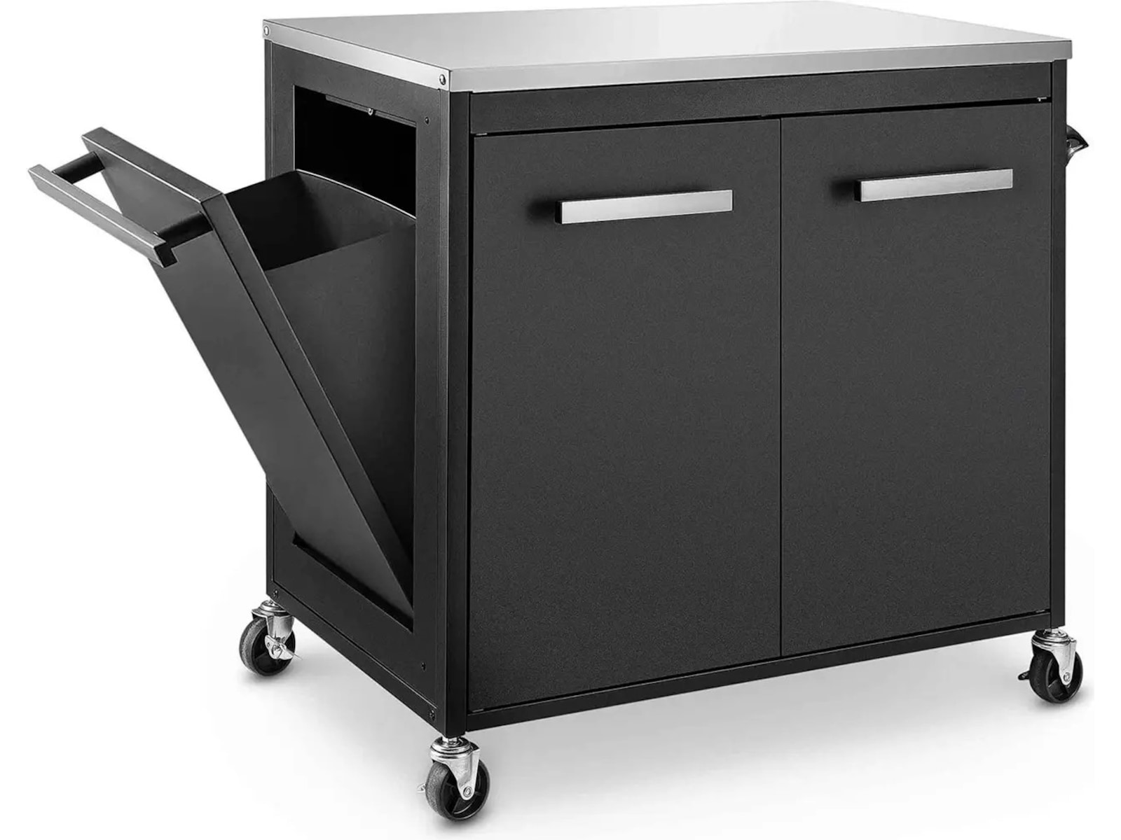 Austin and Barbeque Trolleybord med dörrar Utomhusgrillvagnar