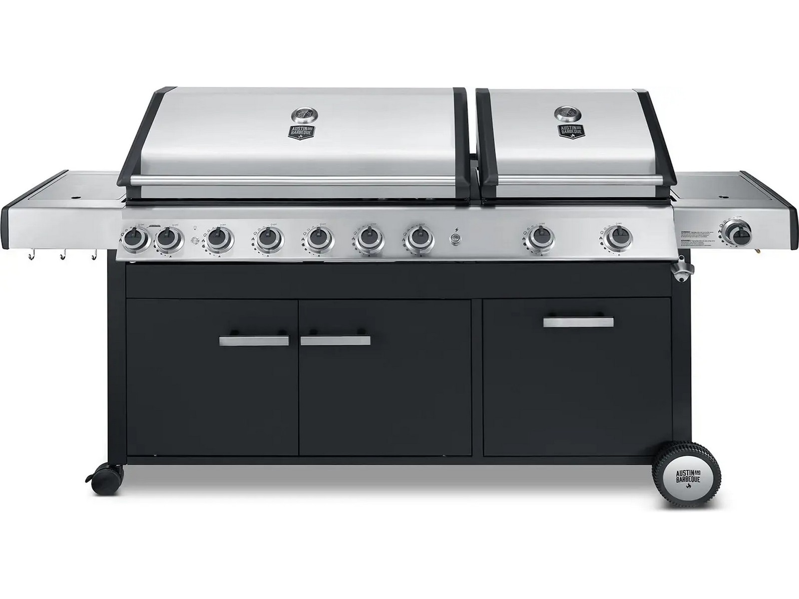 Austin and Barbeque Gasgrill 8+2 brännare Utomhusgrillar