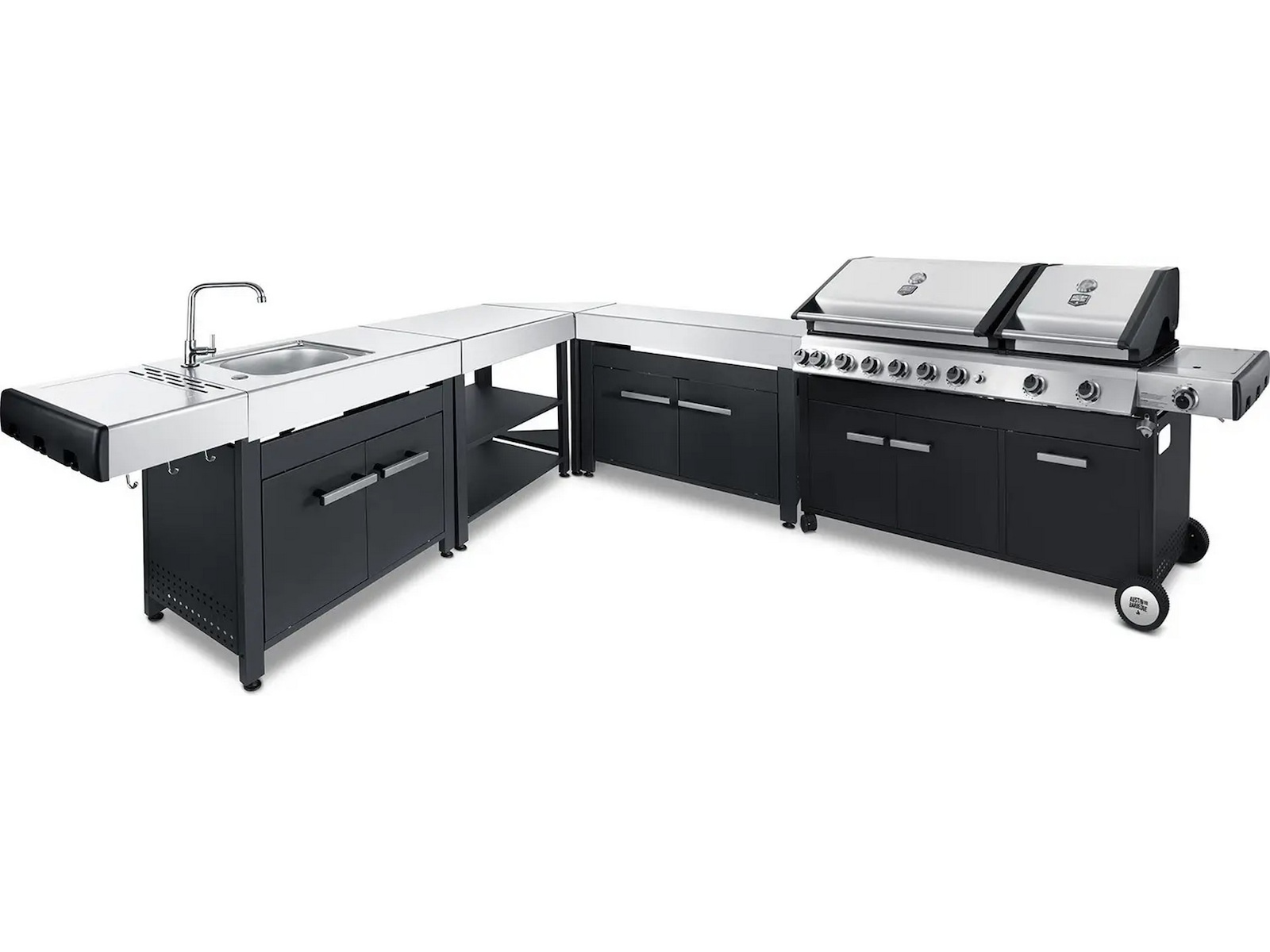 Austin and Barbeque Gasgrill 8+2 brännare Utomhusgrillar