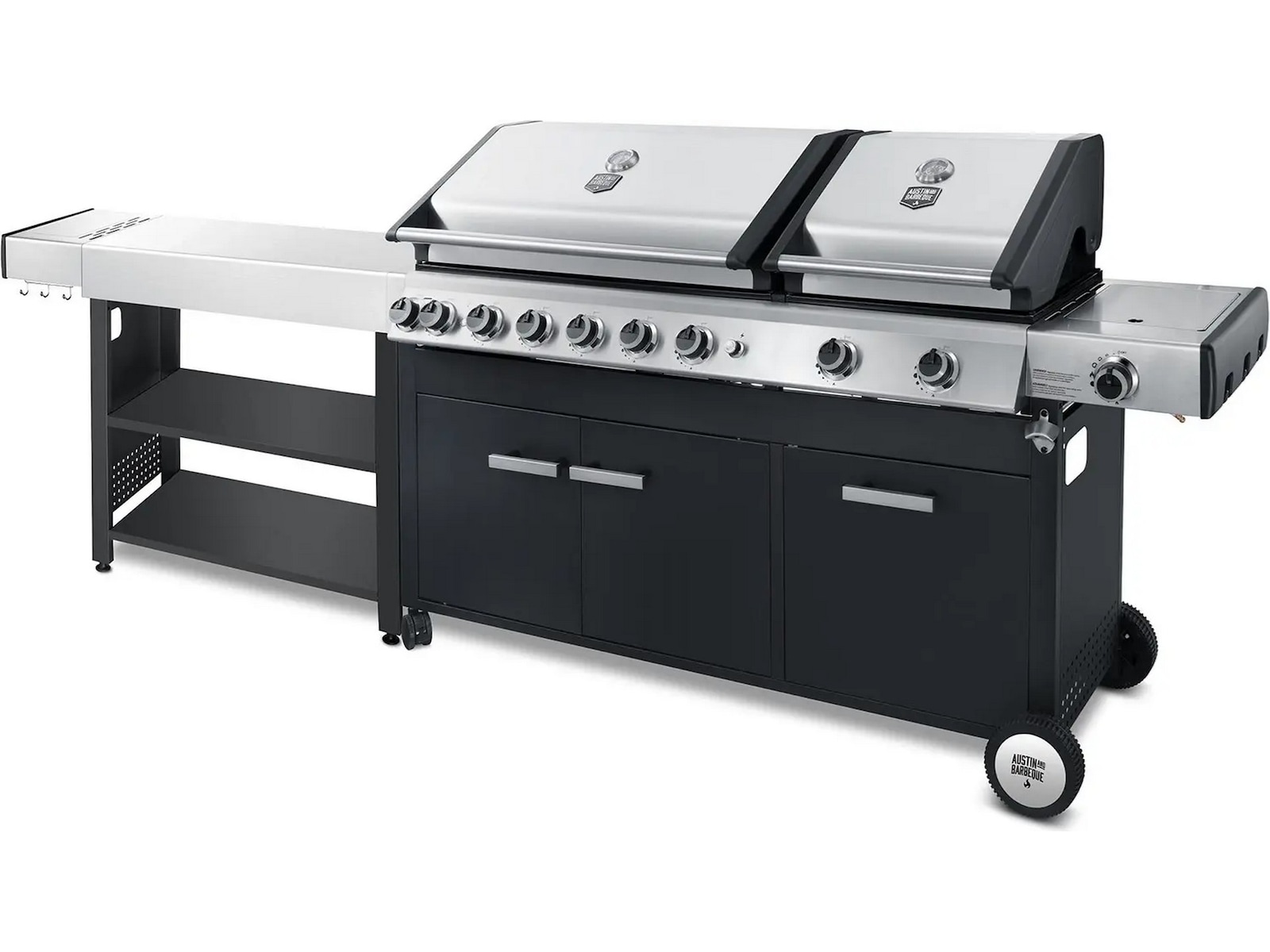 Austin and Barbeque Gasgrill 8+2 brännare Utomhusgrillar